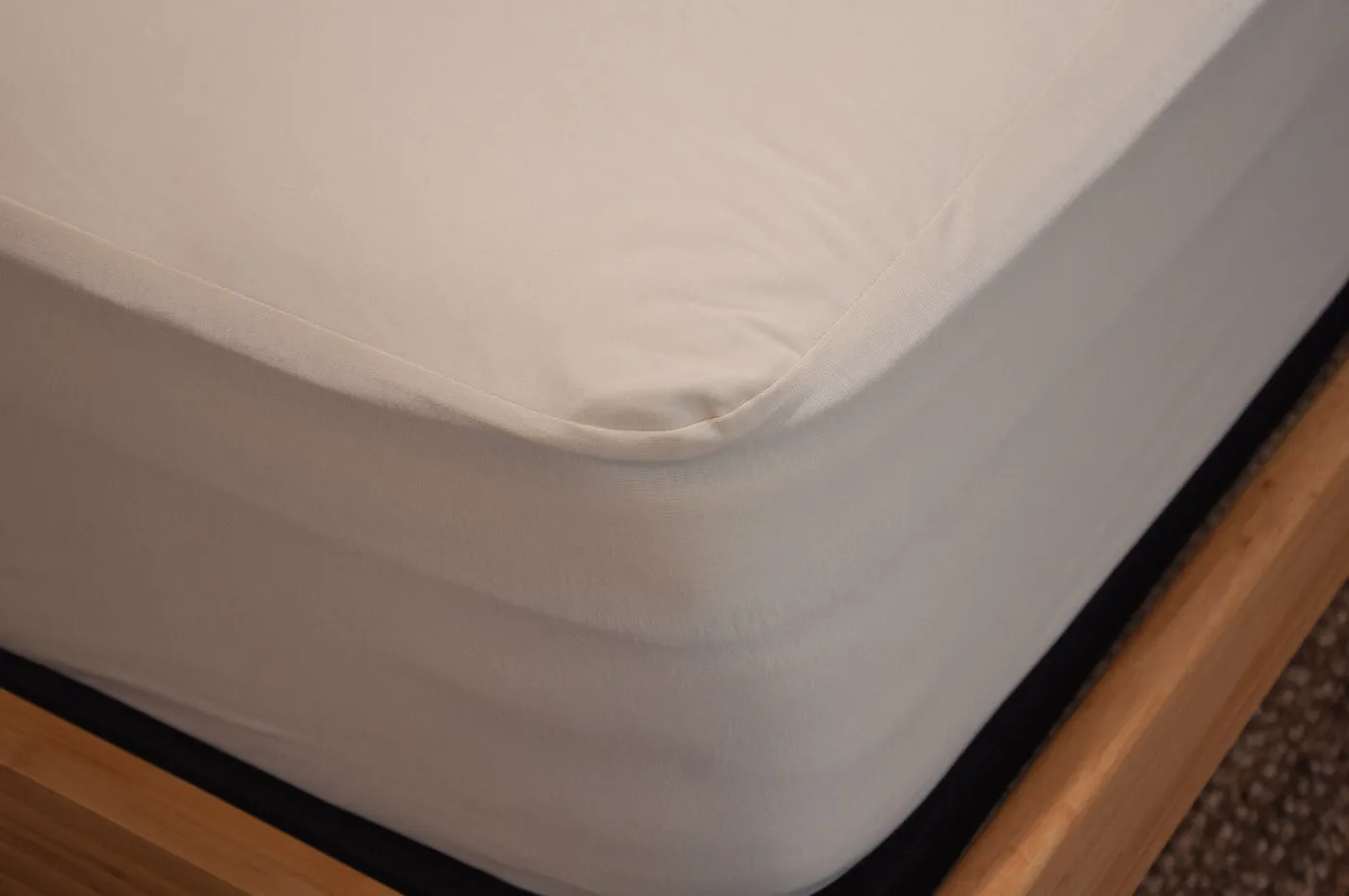15" Organic Cotton Waterproof Mattress Protector