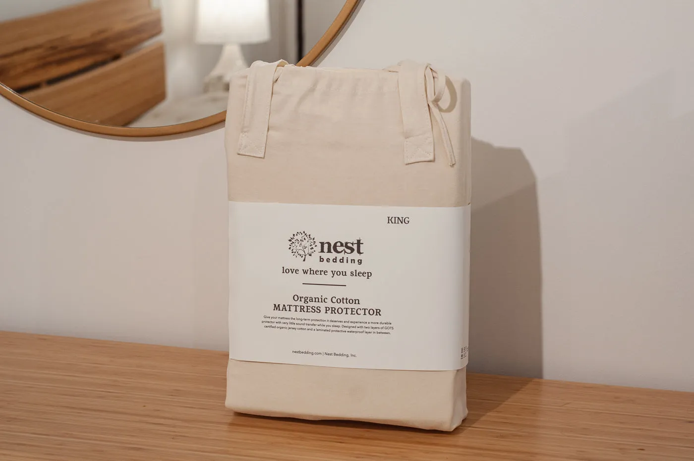 15" Organic Cotton Waterproof Mattress Protector