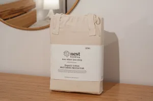 15" Organic Cotton Waterproof Mattress Protector