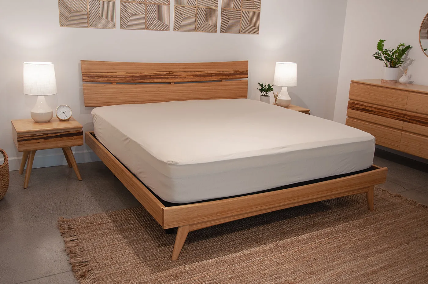 15" Organic Cotton Waterproof Mattress Protector