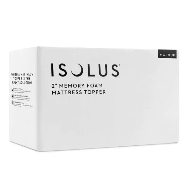 2 INCH MEMORY FOAM MATTRESS TOPPER