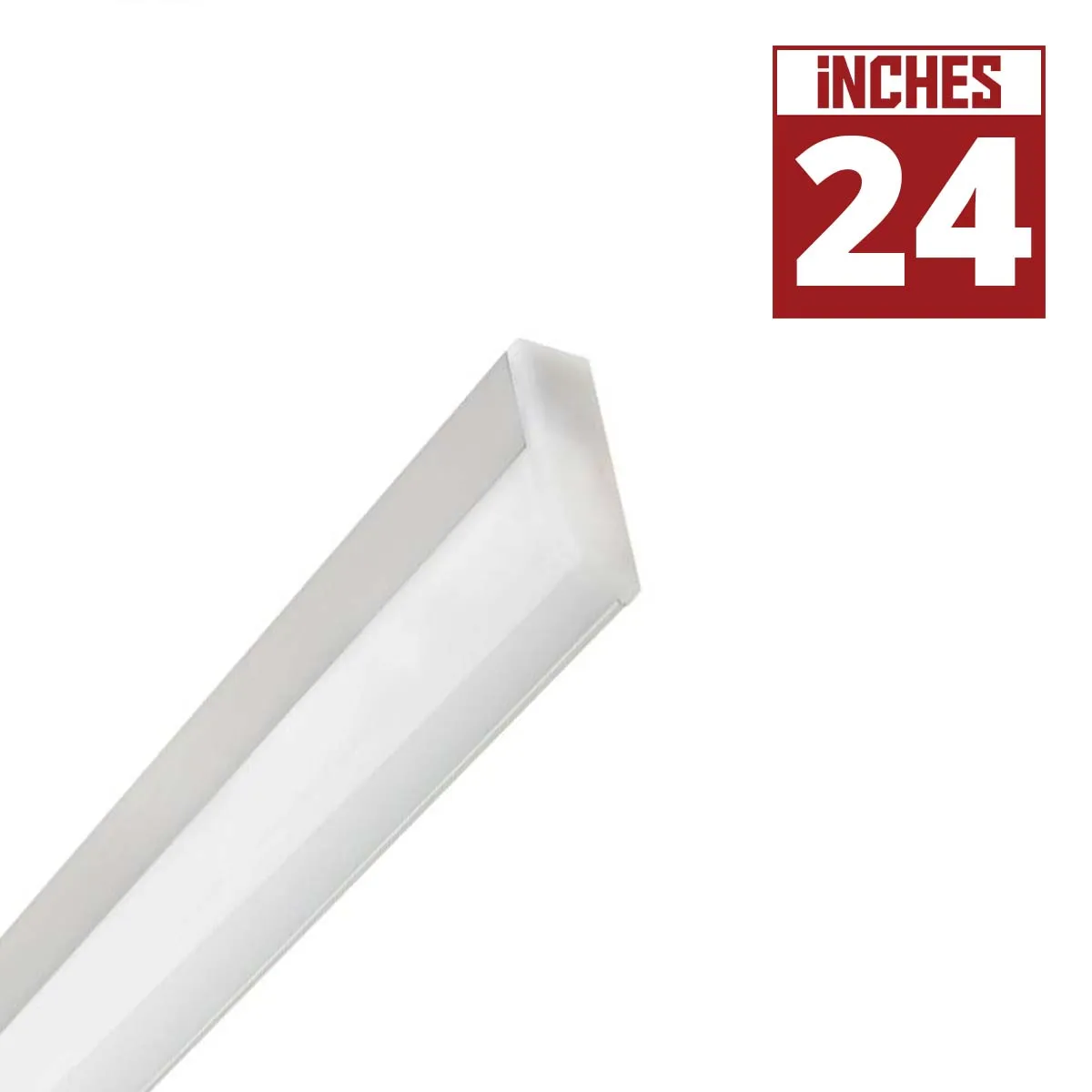 24 Inch LED Under Cabinet Light Bar, 1050 Lumens, 3000K, Plug-in, 120V