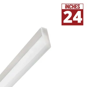24 Inch LED Under Cabinet Light Bar, 1050 Lumens, 3000K, Plug-in, 120V