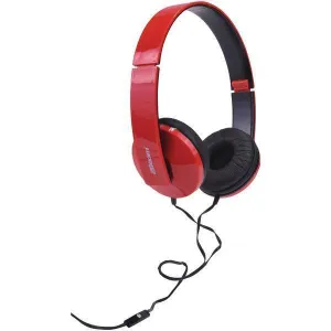 2BOOM HPM520R Solo Note Headphones with Microphone (Red)
