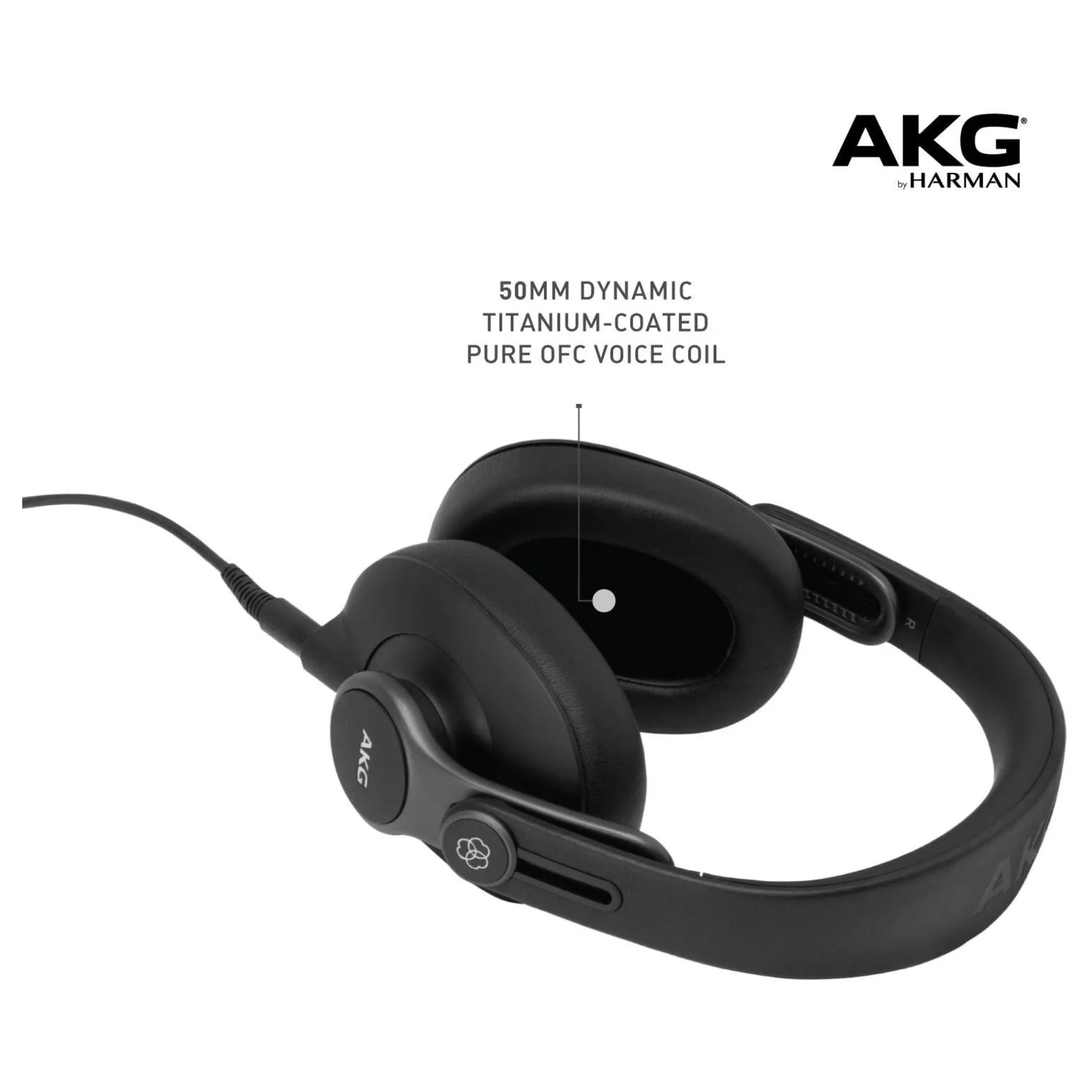 AKG K361 - Over-Ear, Closed-Back, Foldable Studio Headphones