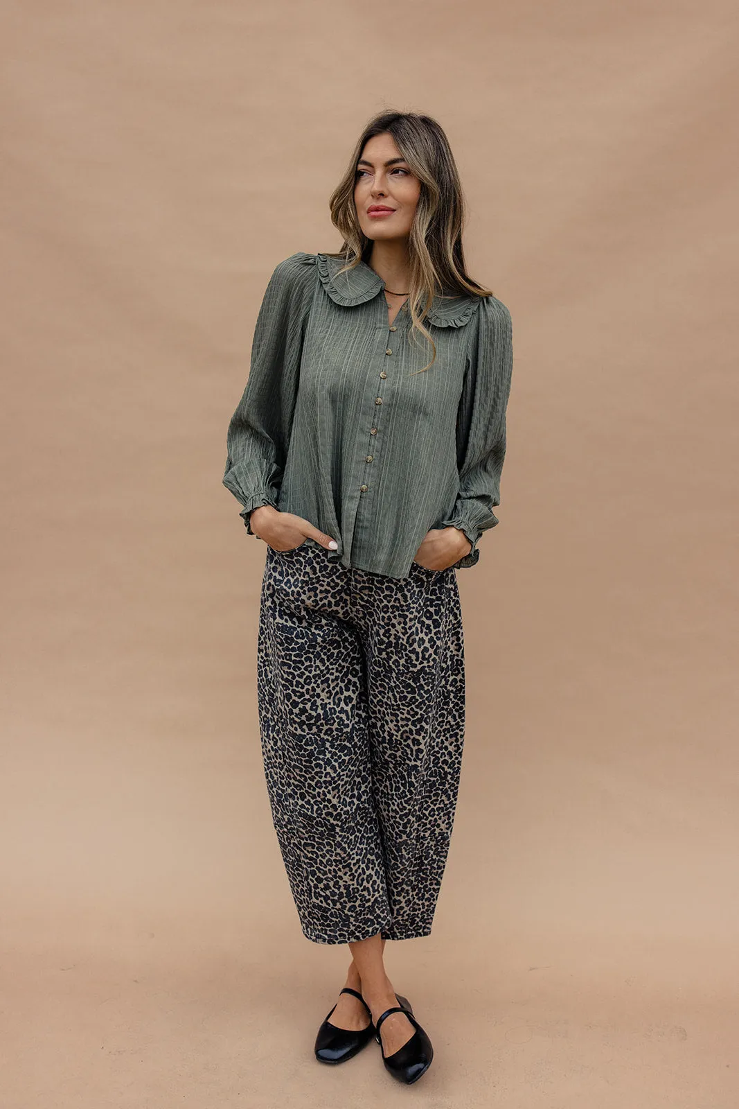 All Those Nights Button Blouse
