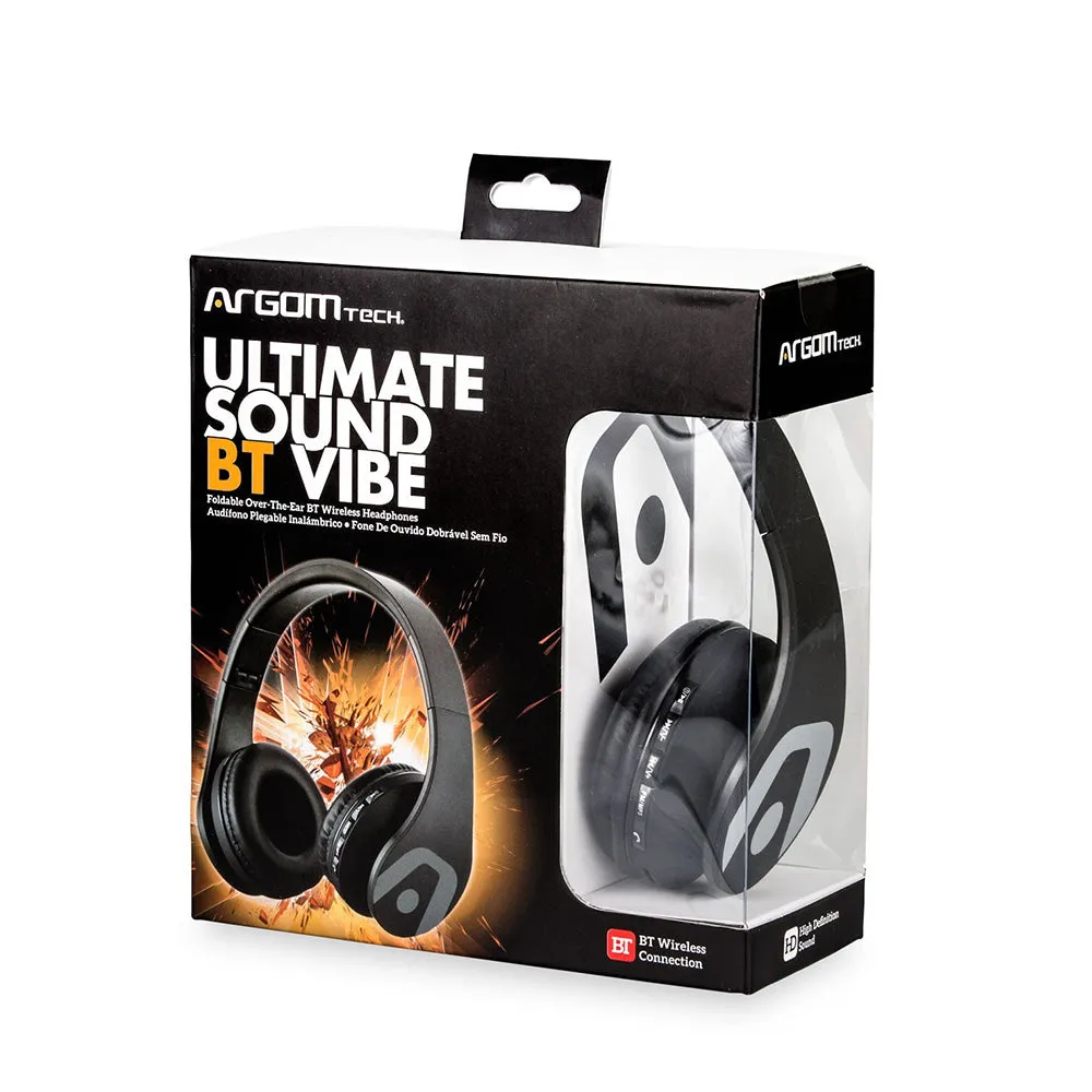 Argom Ultimate Sound Wireless Headset Vibe - Black