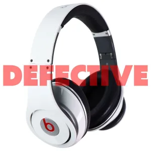 Beats by Dr. Dre Studio 1.0 (1st Gen) Wired Over-Ear Headphones - White