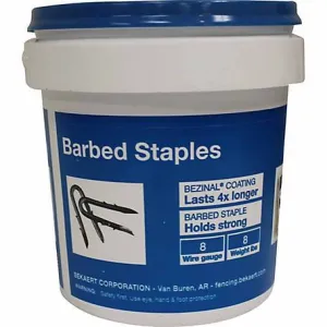 Bekaert 1.5 in. Double Barbed Fence Staple 8 lb 658107