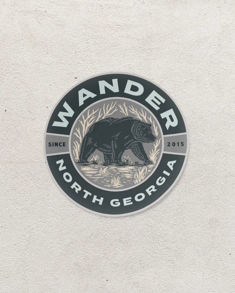 Black Bear Bramble Sticker