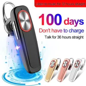Bluetooth  Noise Reduction Wireless Earphone  Mic Handsfree