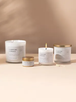 Campfire Cowboy Candle