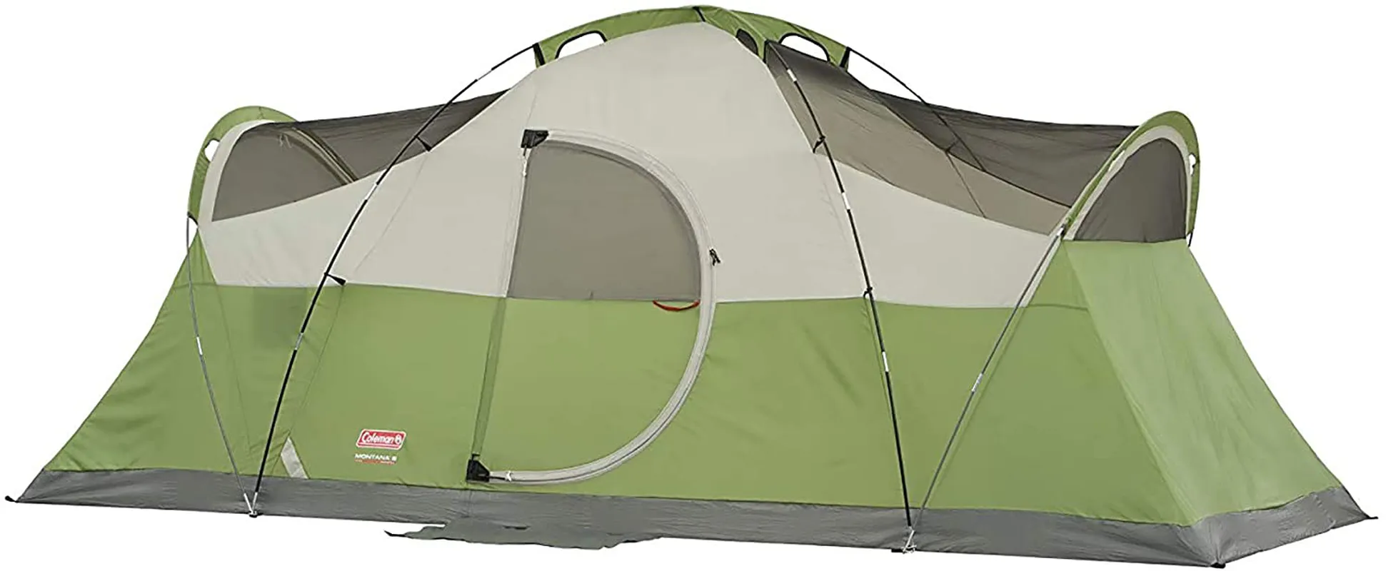 Coleman 8-Person Tent for Camping | Montana Tent with Easy Setup, Green