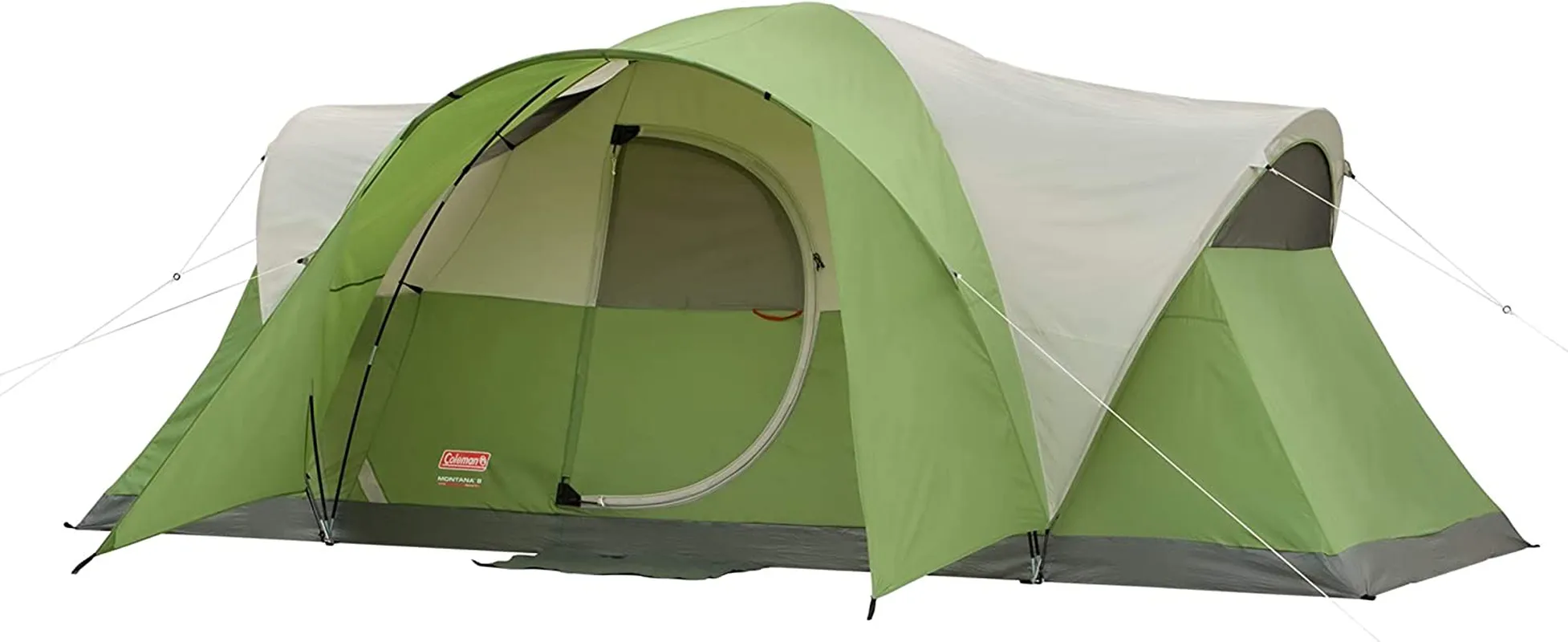 Coleman 8-Person Tent for Camping | Montana Tent with Easy Setup, Green