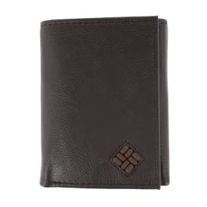 Columbia Men's Leather RFID Protected Trifold Wallet