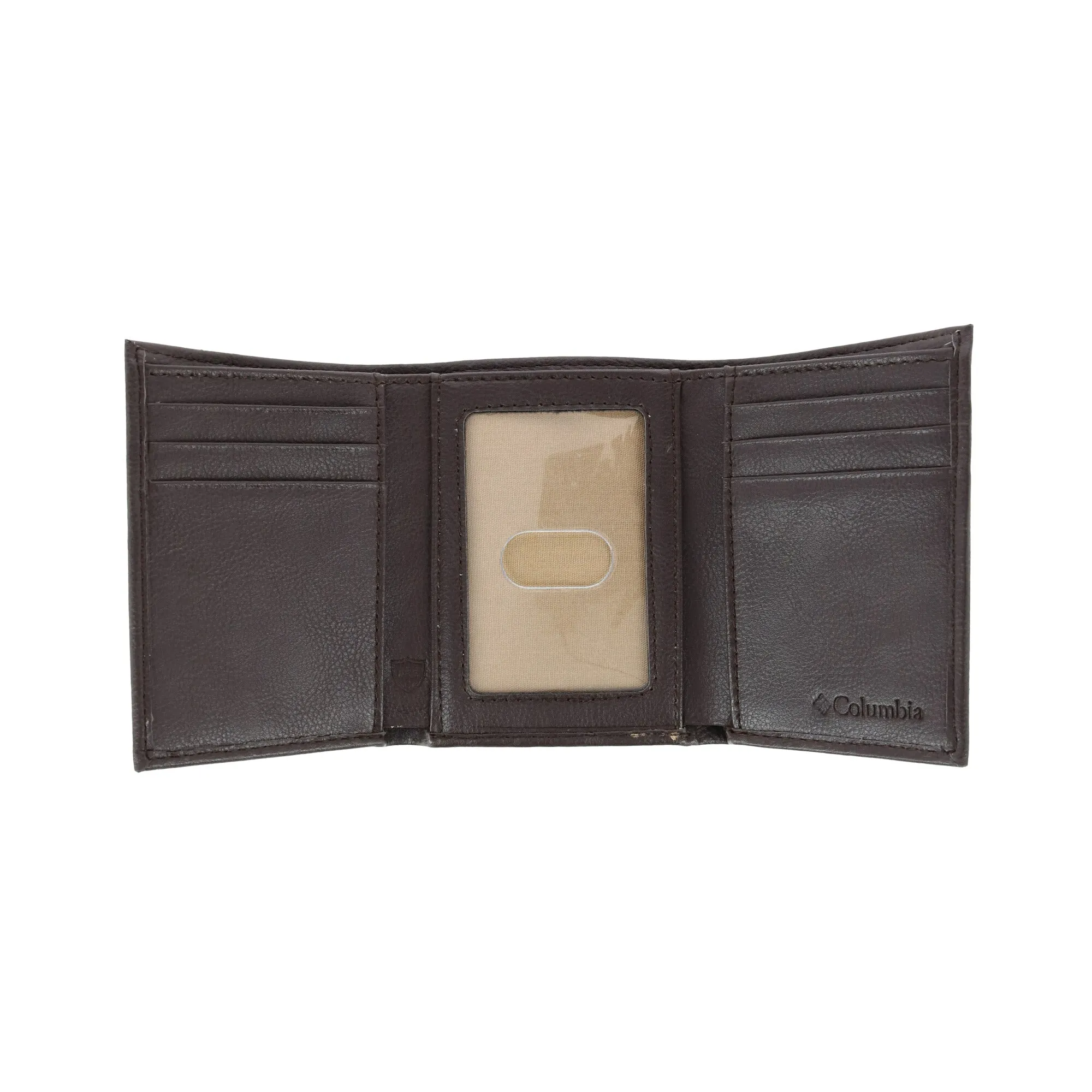 Columbia Men's Leather RFID Protected Trifold Wallet
