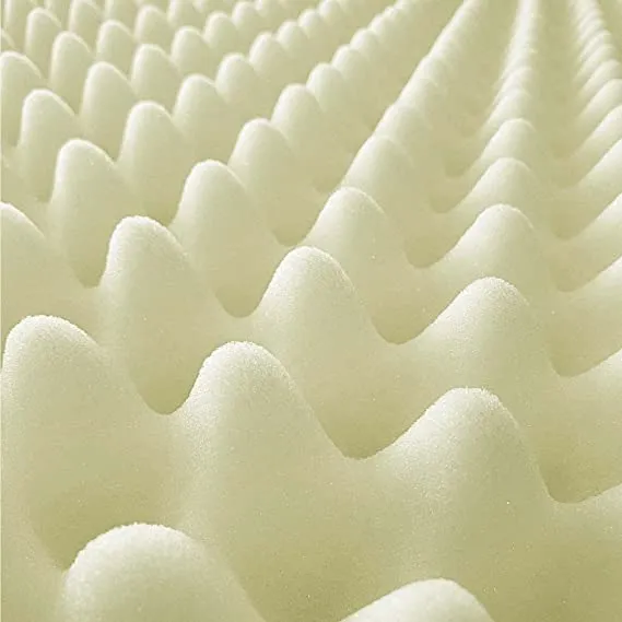 Convoluted Mattress Foam Topper