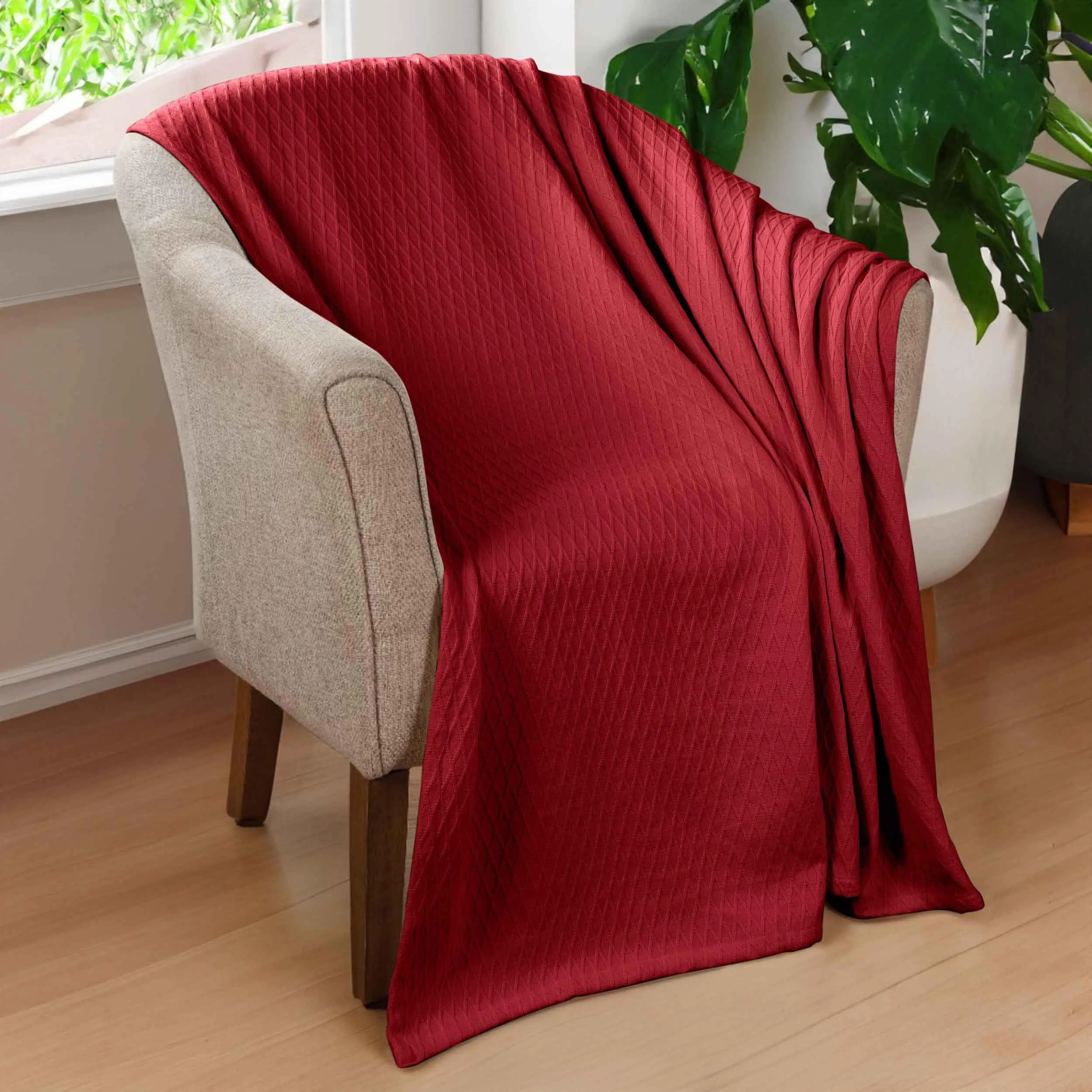 Diamond All-Season Cotton Blanket
