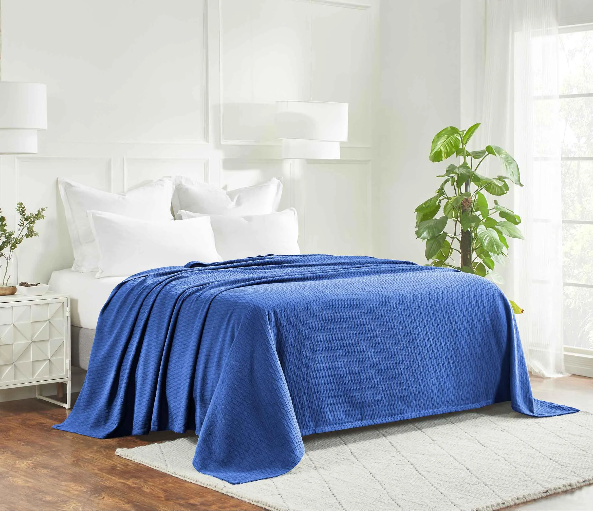 Diamond All-Season Cotton Blanket