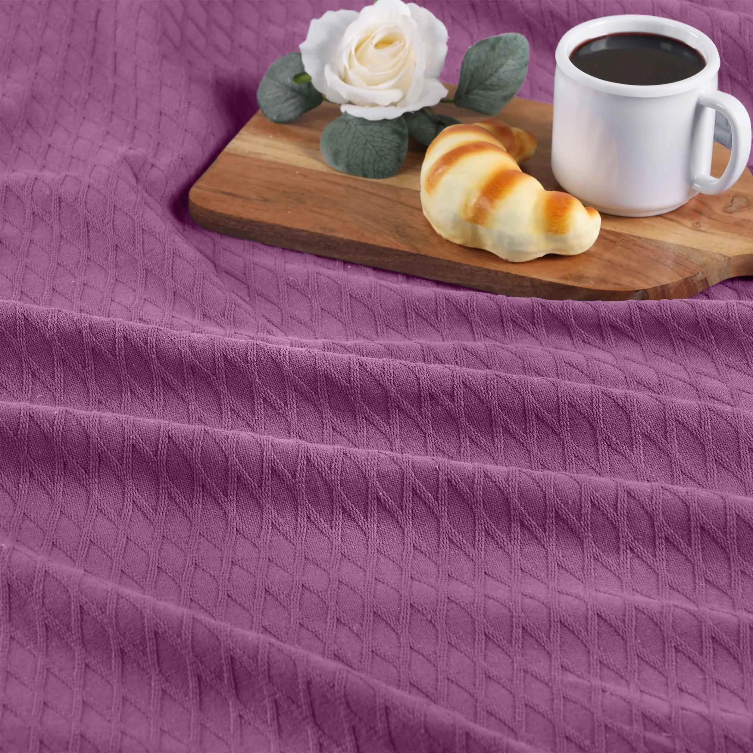 Diamond All-Season Cotton Blanket