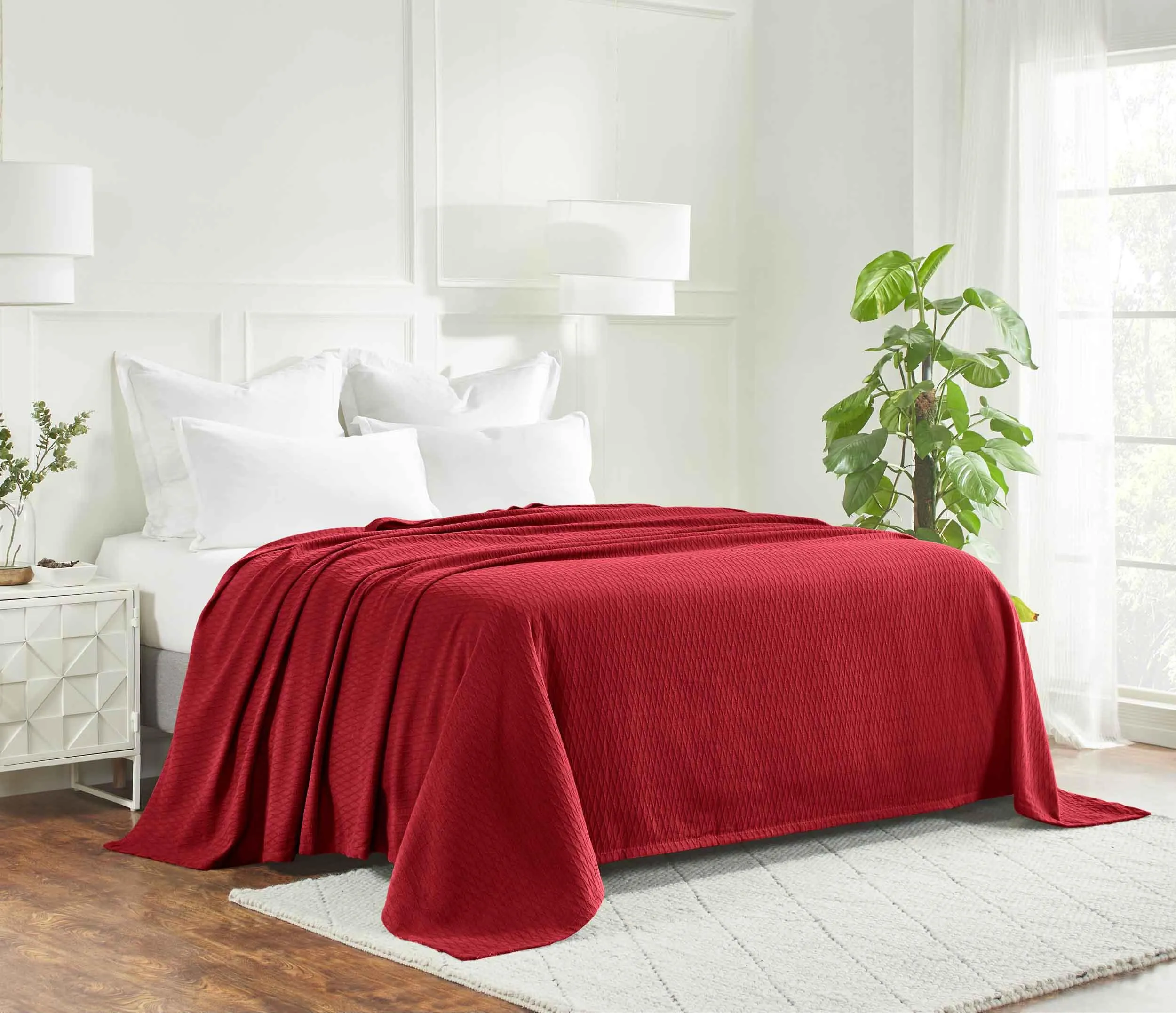 Diamond All-Season Cotton Blanket