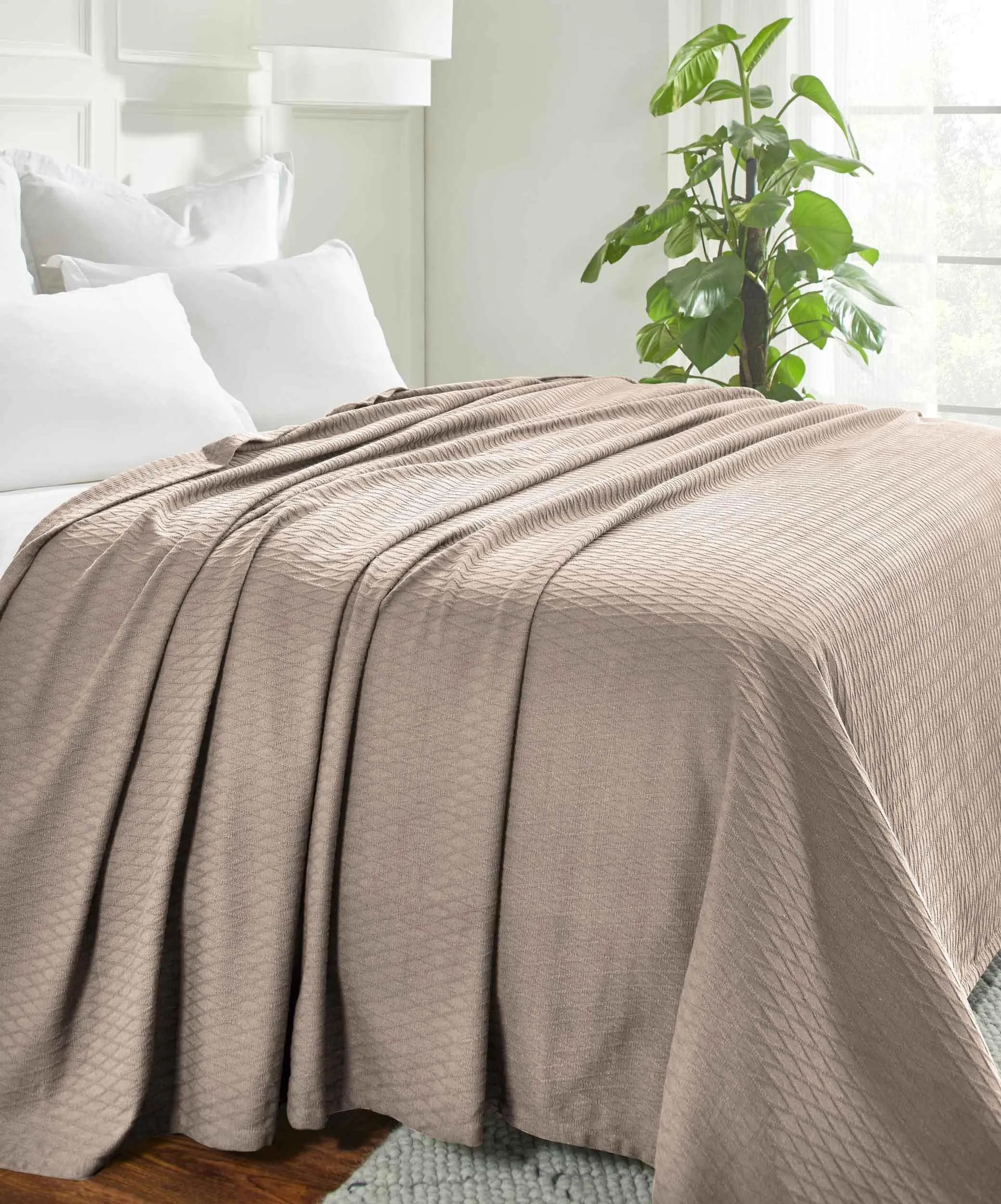Diamond All-Season Cotton Blanket