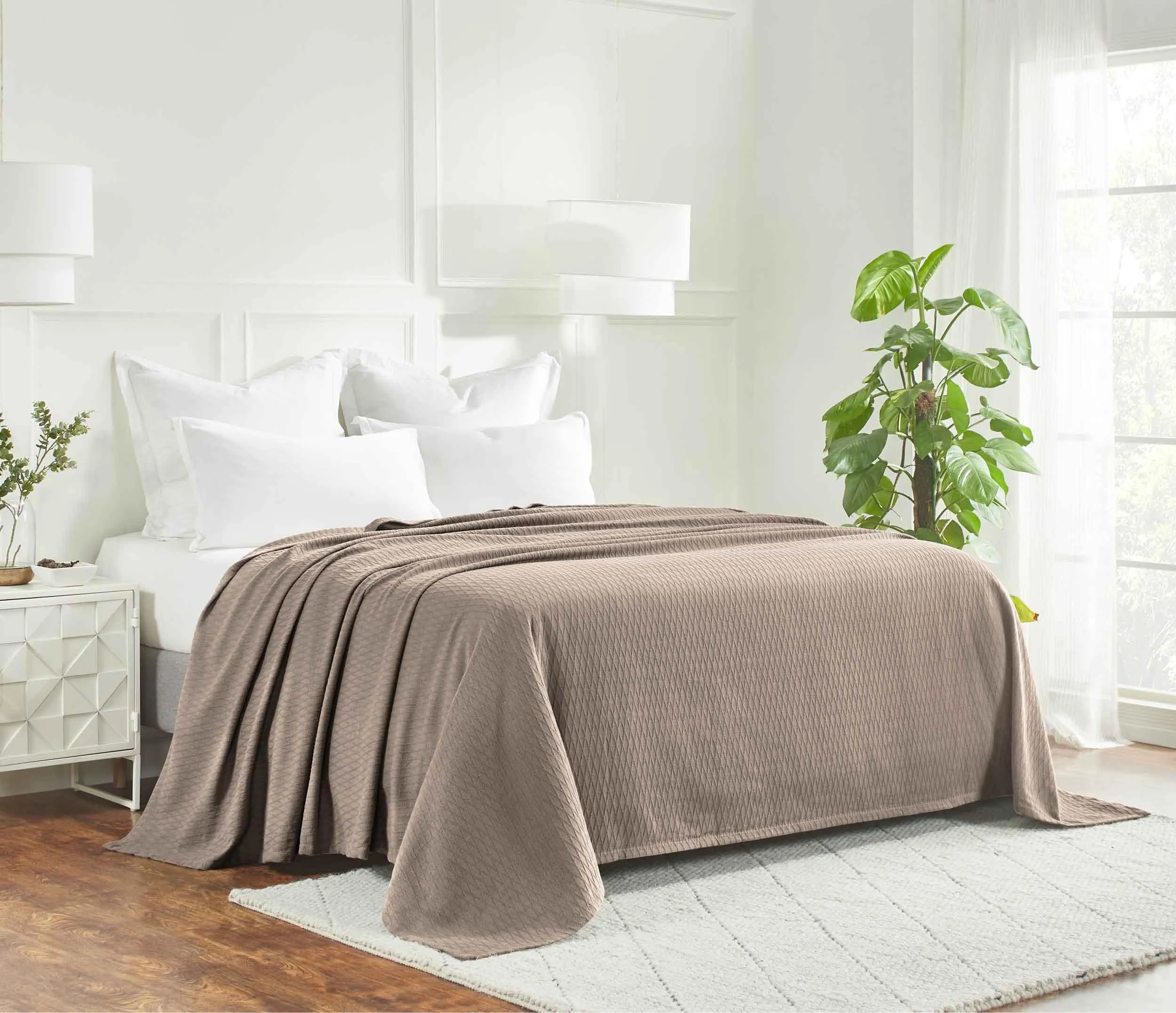 Diamond All-Season Cotton Blanket