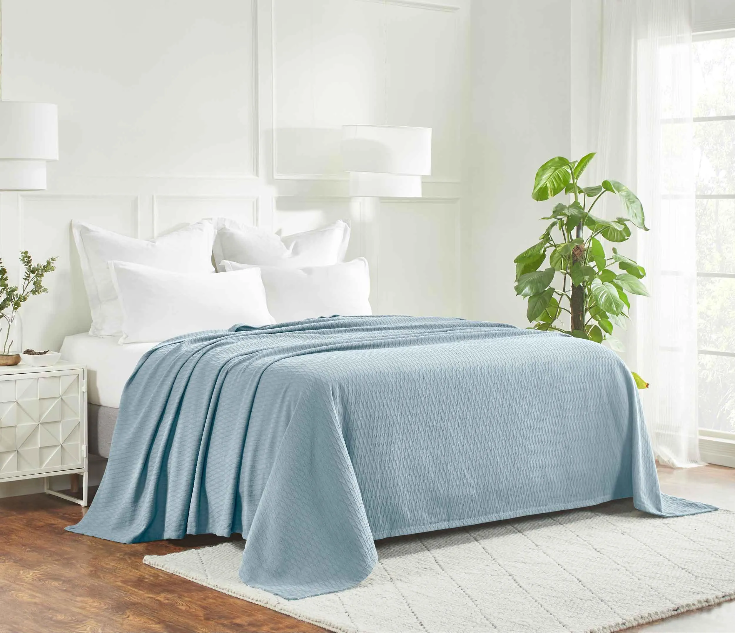 Diamond All-Season Cotton Blanket