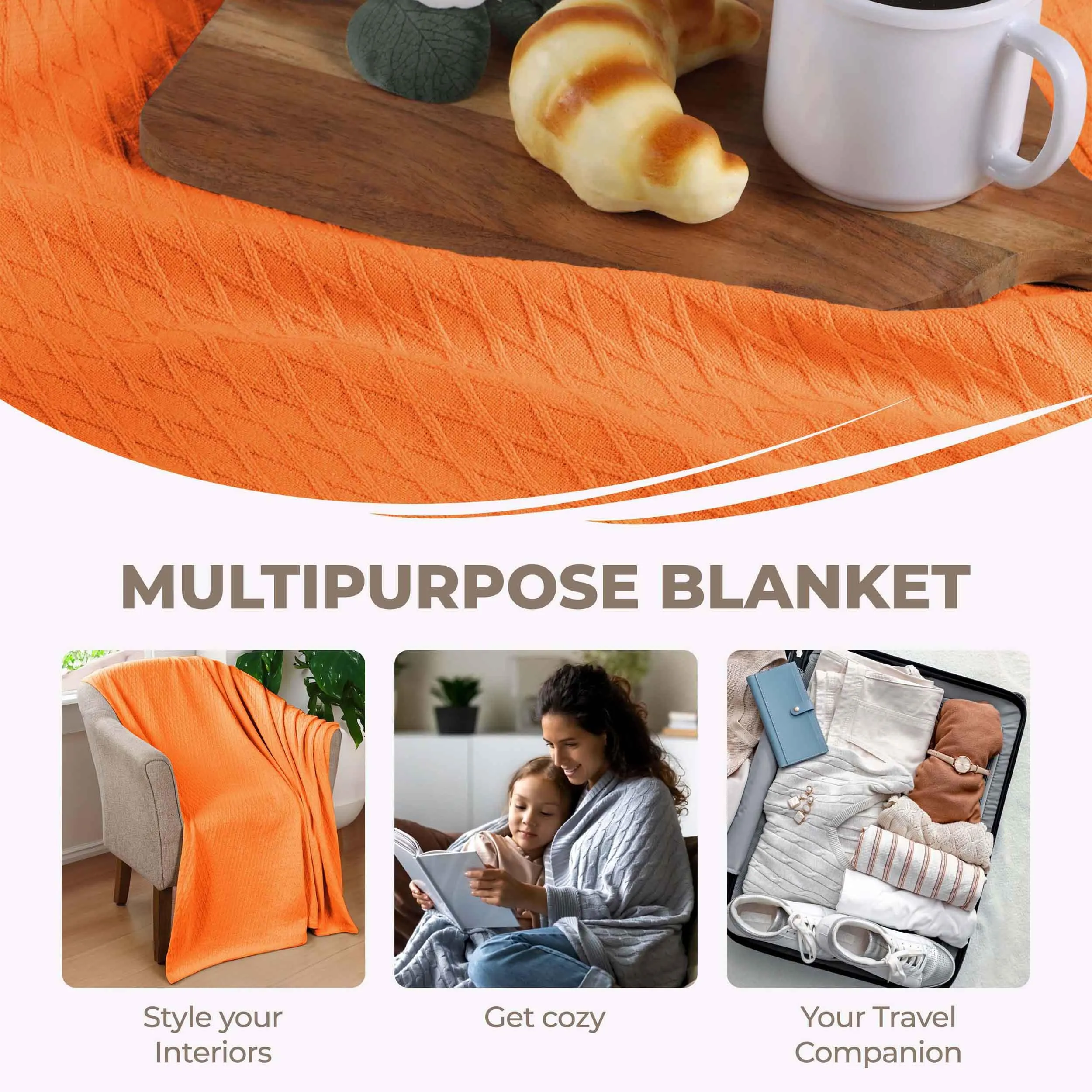 Diamond All-Season Cotton Blanket