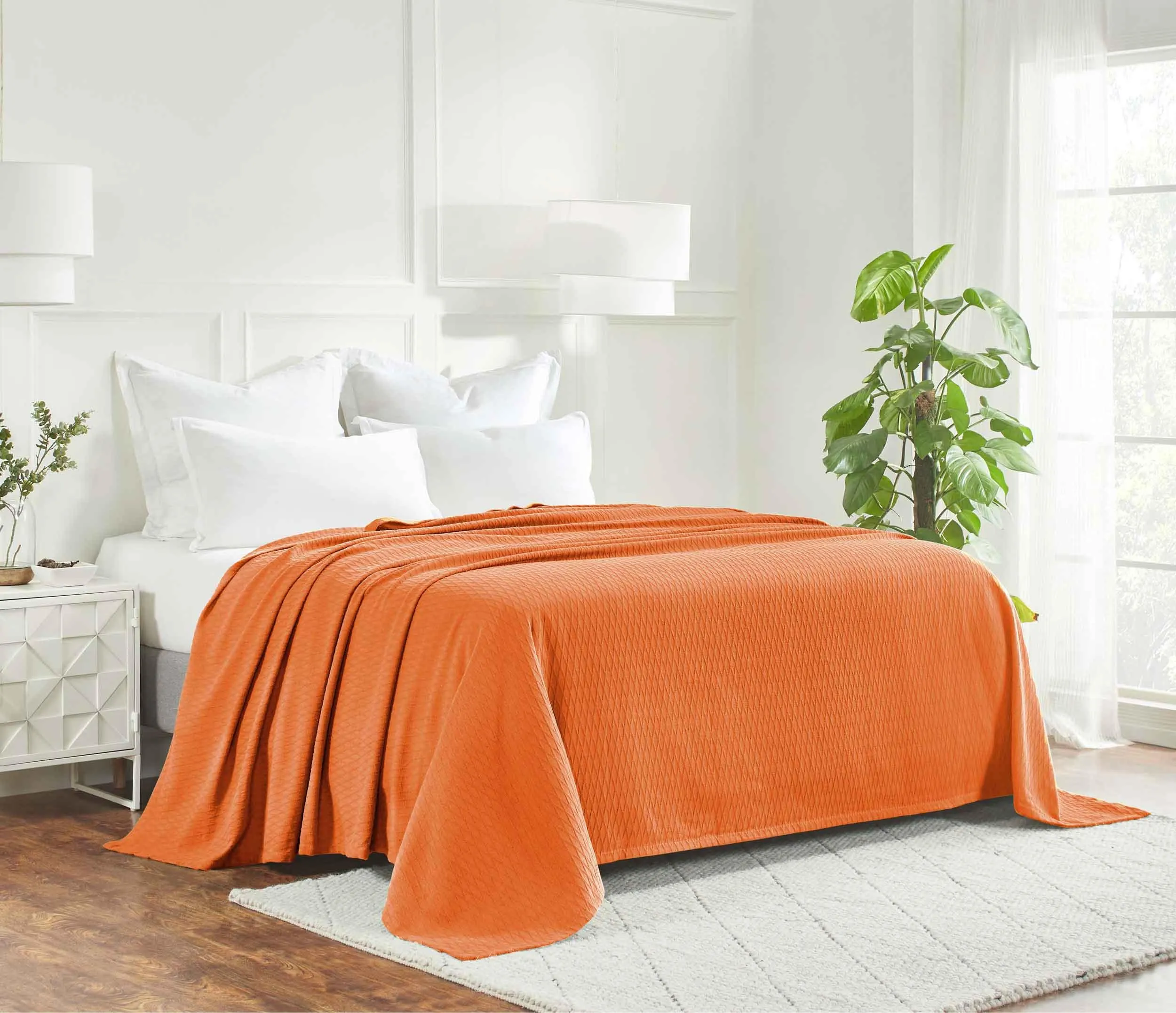 Diamond All-Season Cotton Blanket