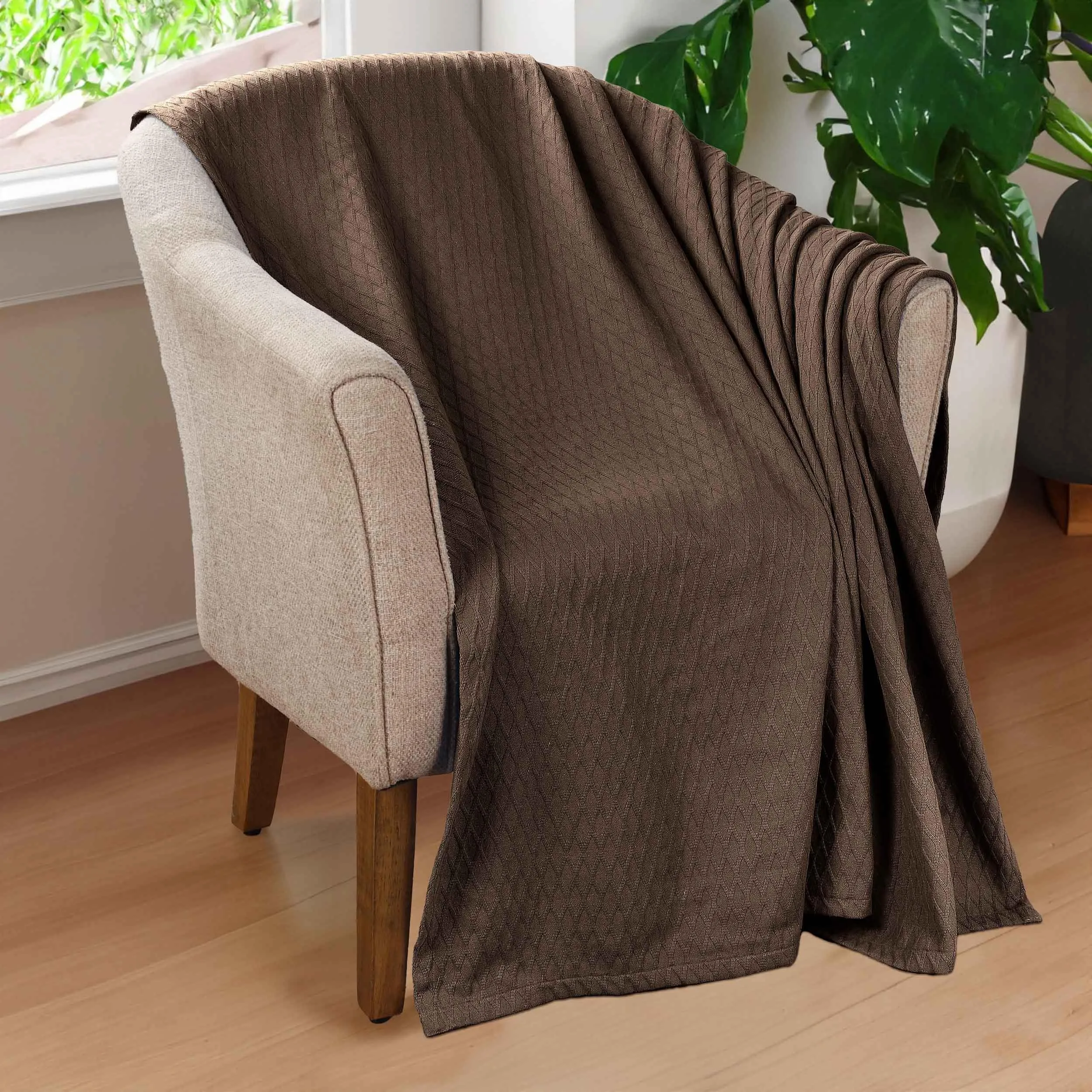 Diamond All-Season Cotton Blanket