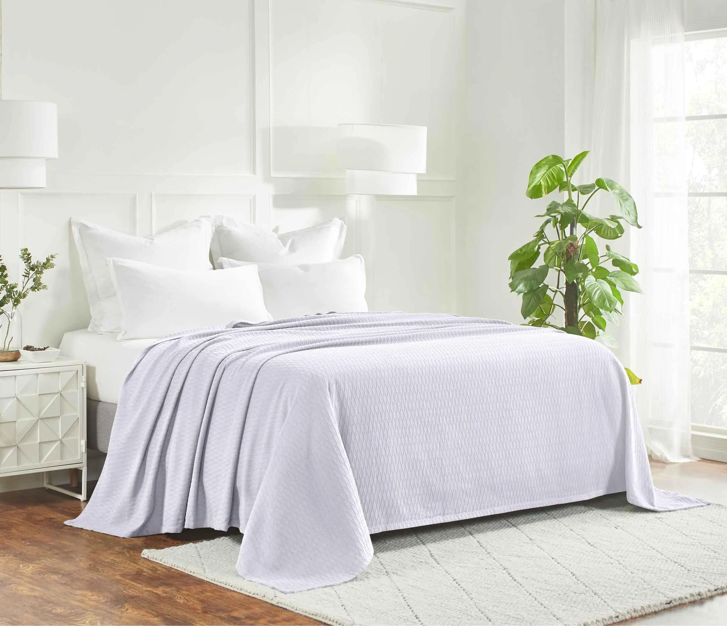 Diamond All-Season Cotton Blanket