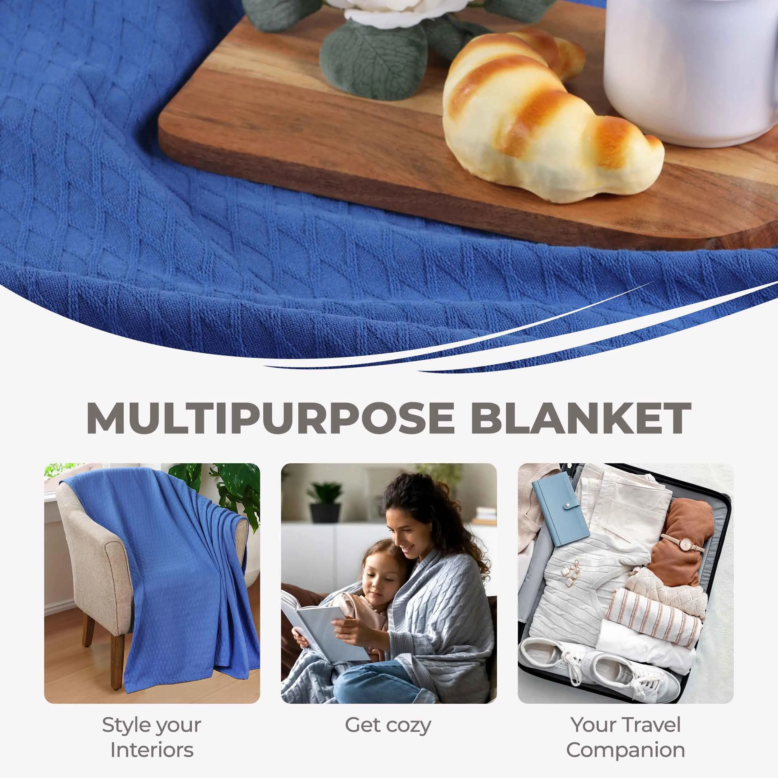 Diamond All-Season Cotton Blanket