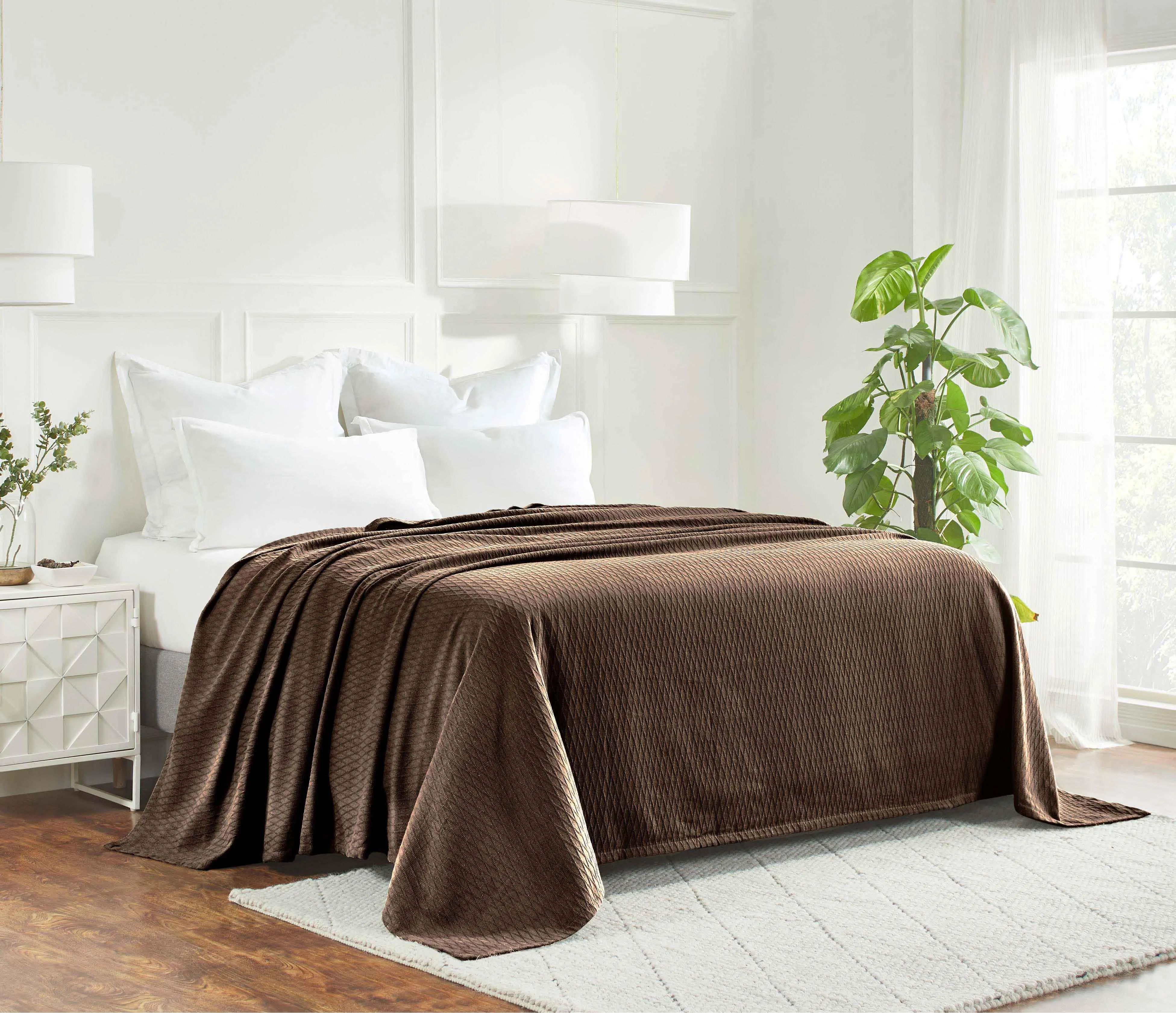 Diamond All-Season Cotton Blanket