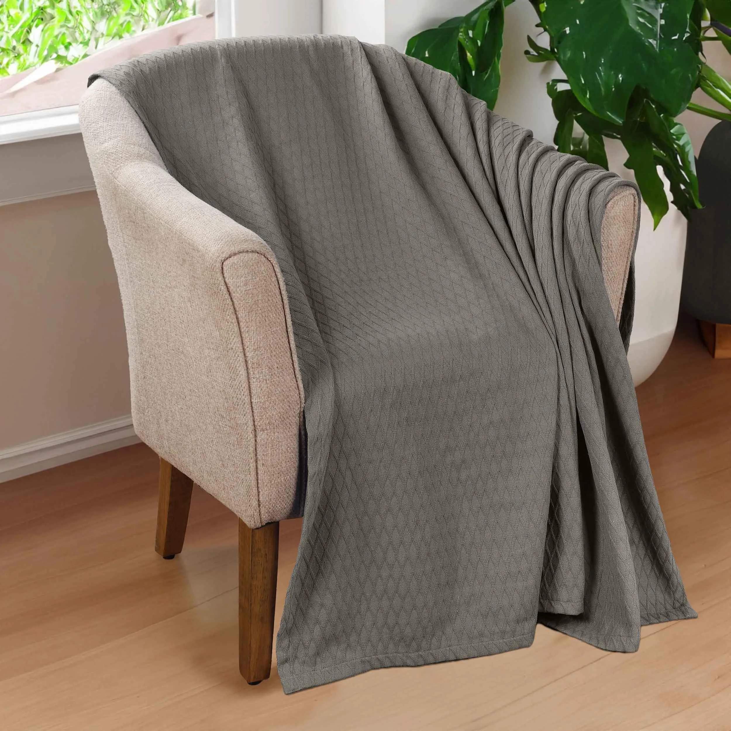 Diamond All-Season Cotton Blanket