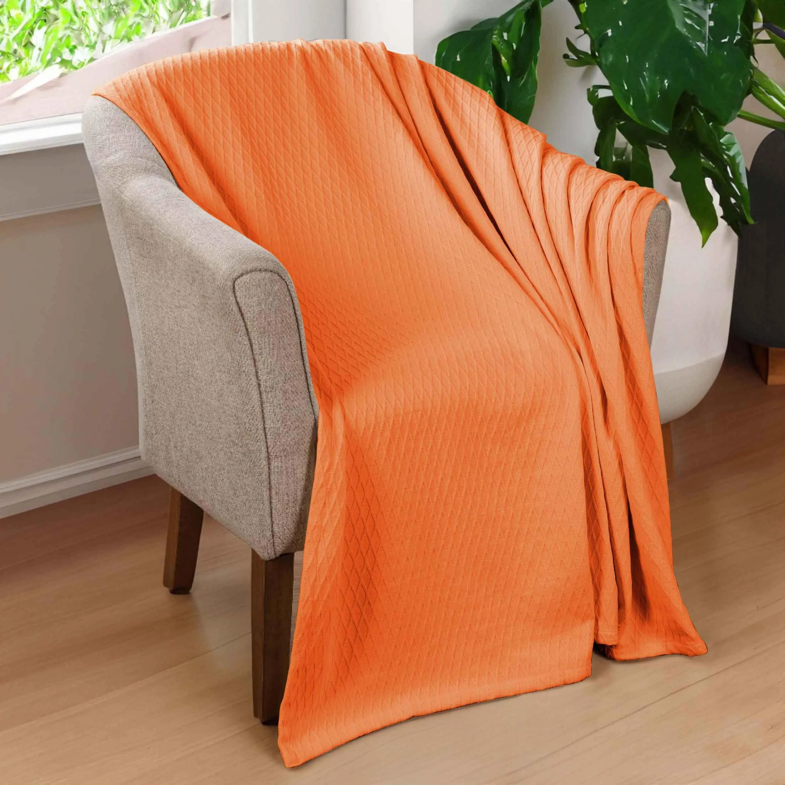 Diamond All-Season Cotton Blanket