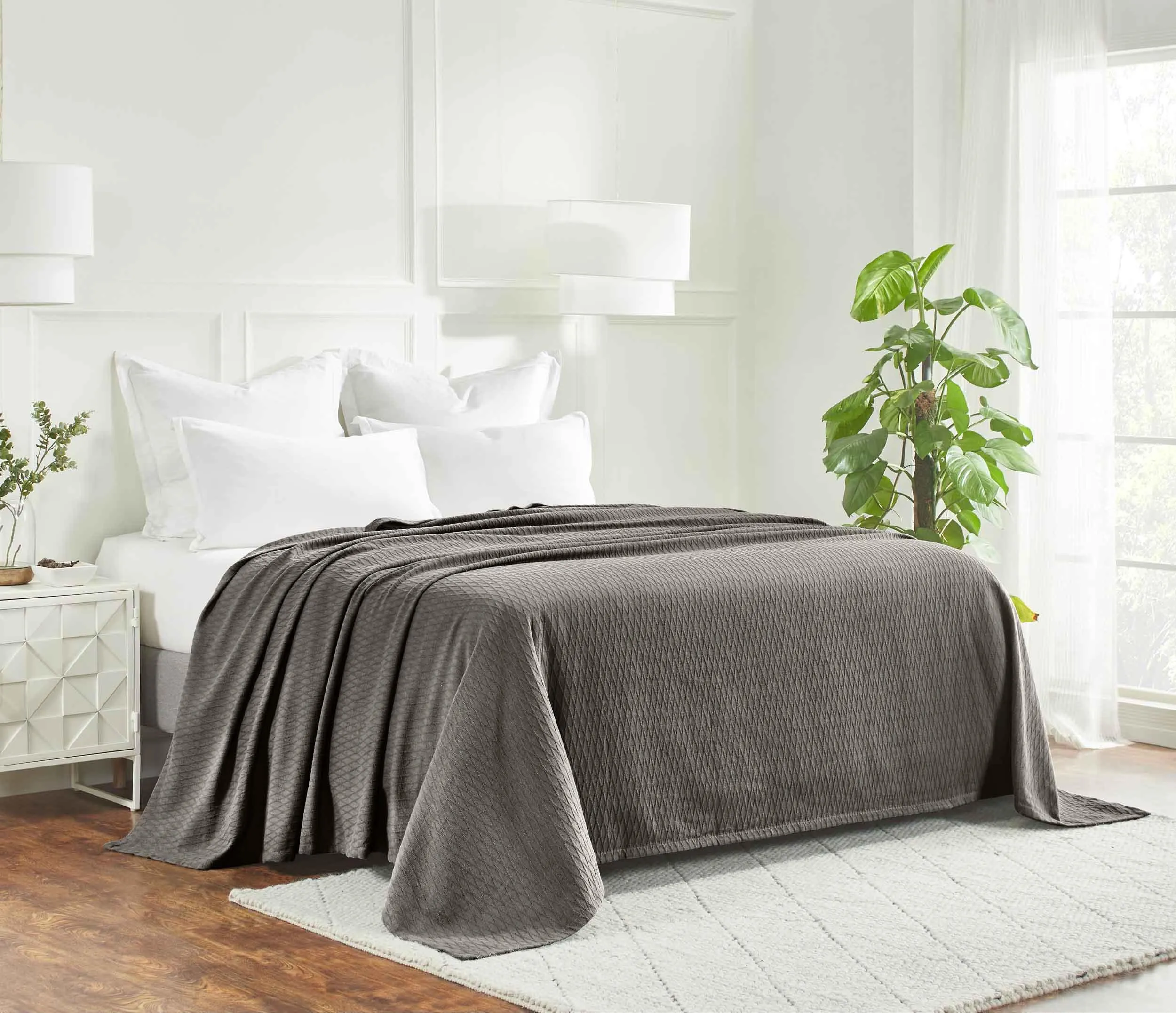 Diamond All-Season Cotton Blanket