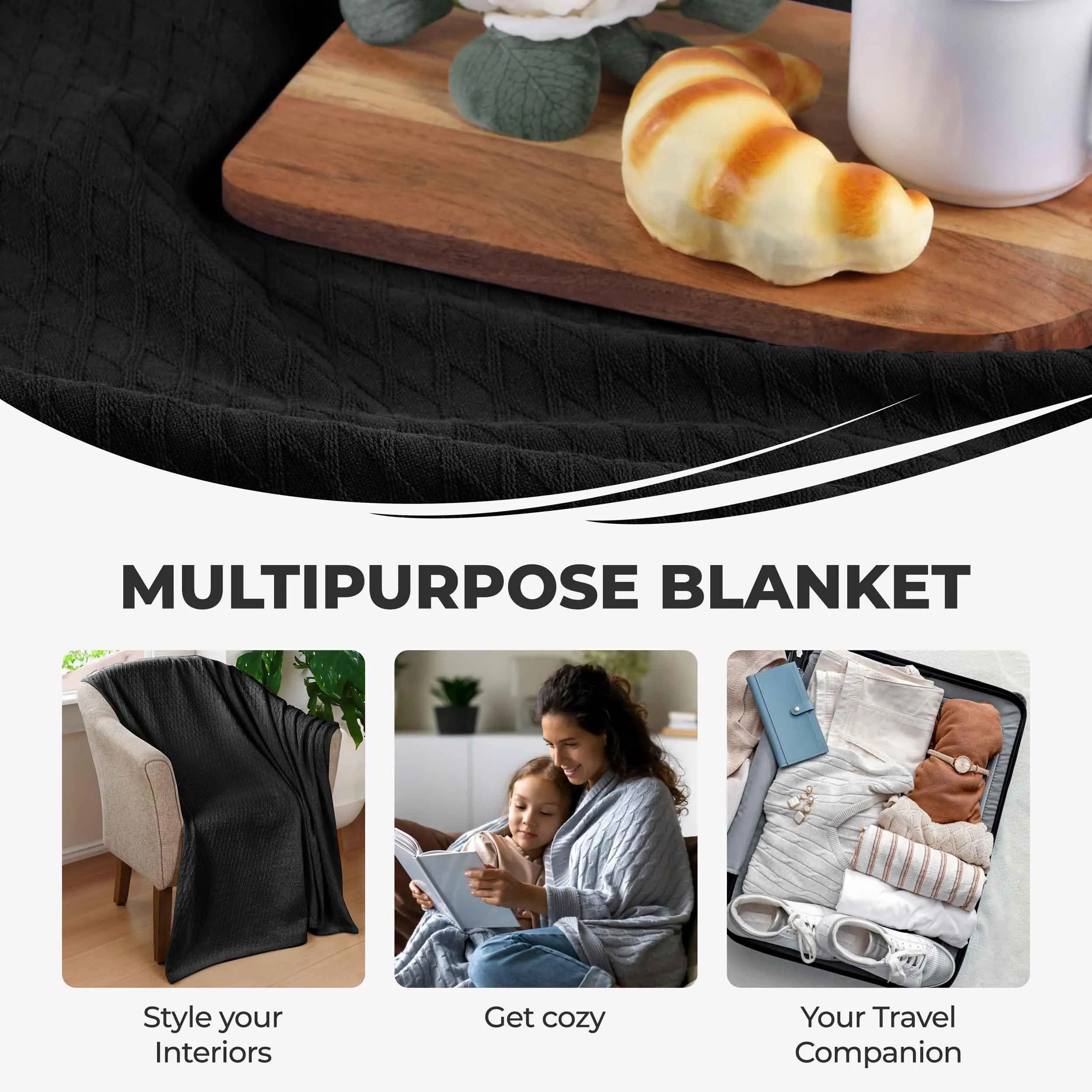 Diamond All-Season Cotton Blanket