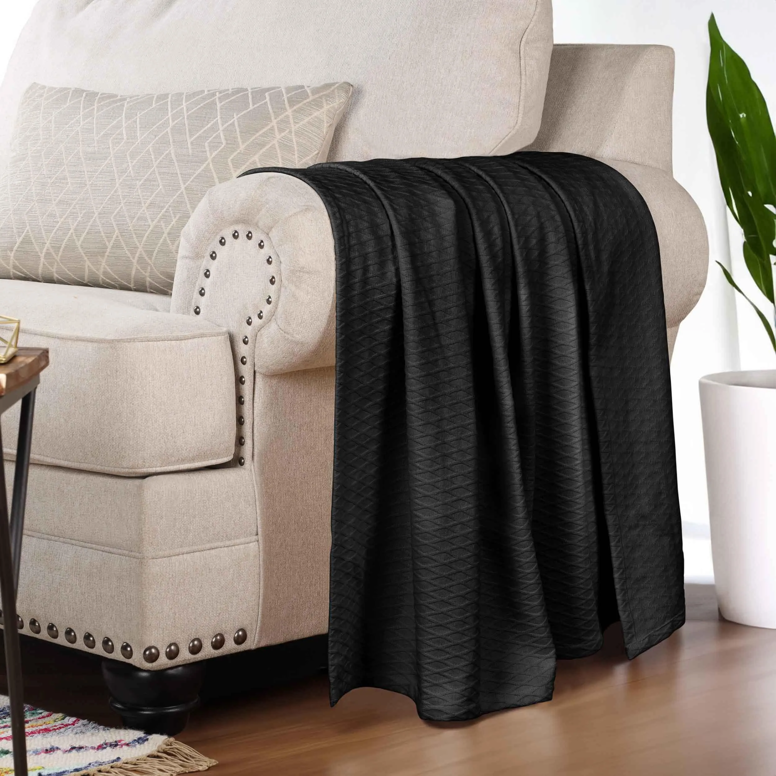 Diamond All-Season Cotton Blanket