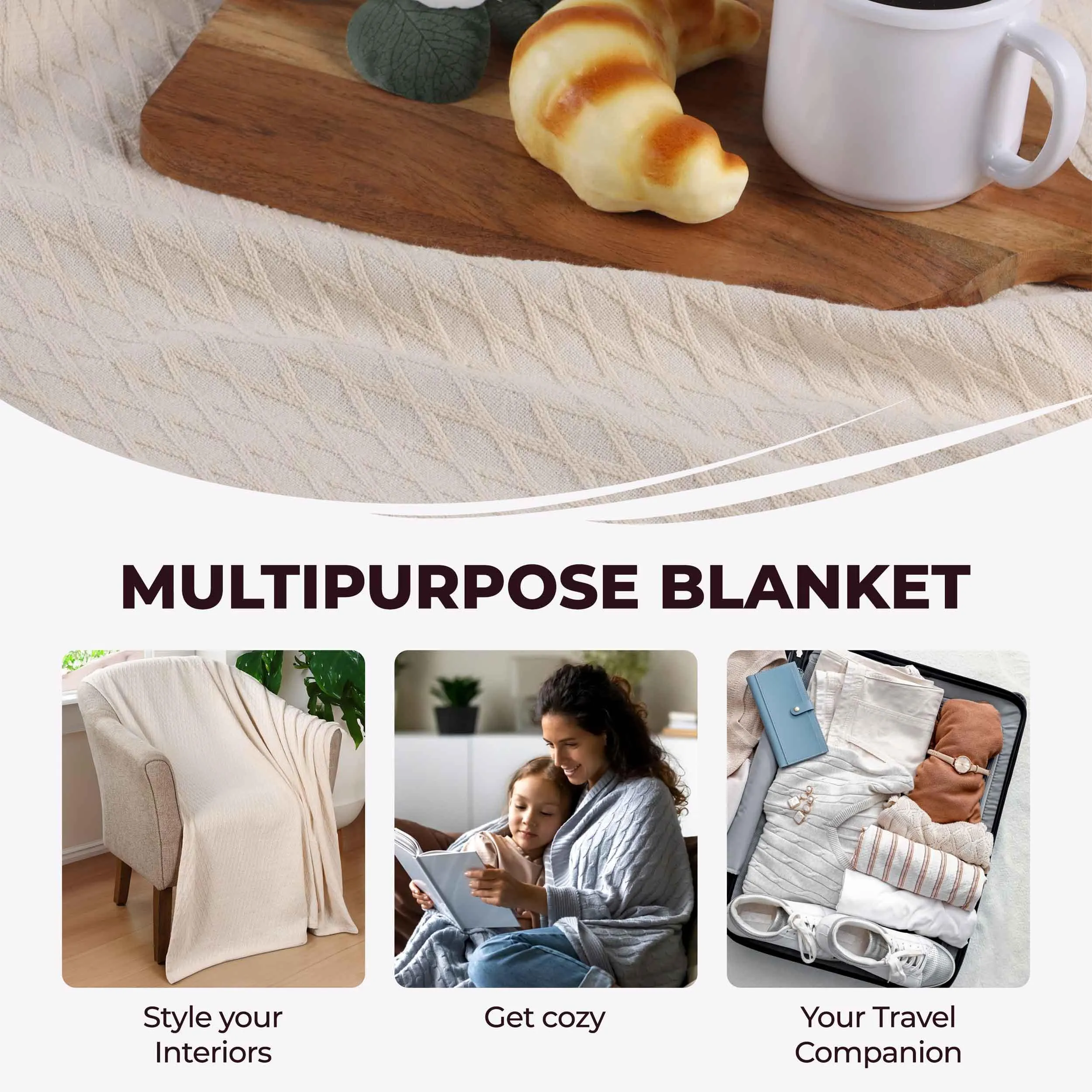 Diamond All-Season Cotton Blanket