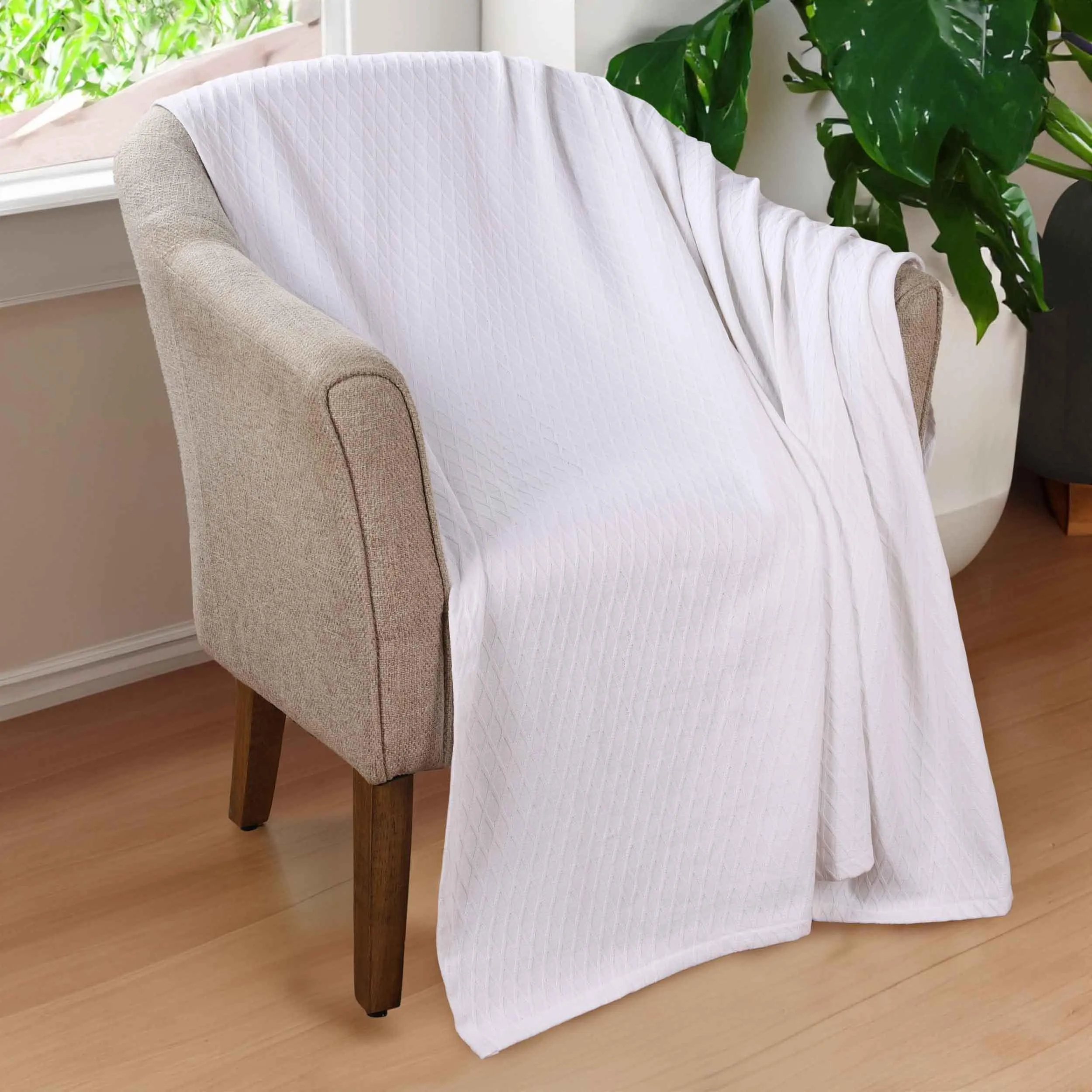 Diamond All-Season Cotton Blanket