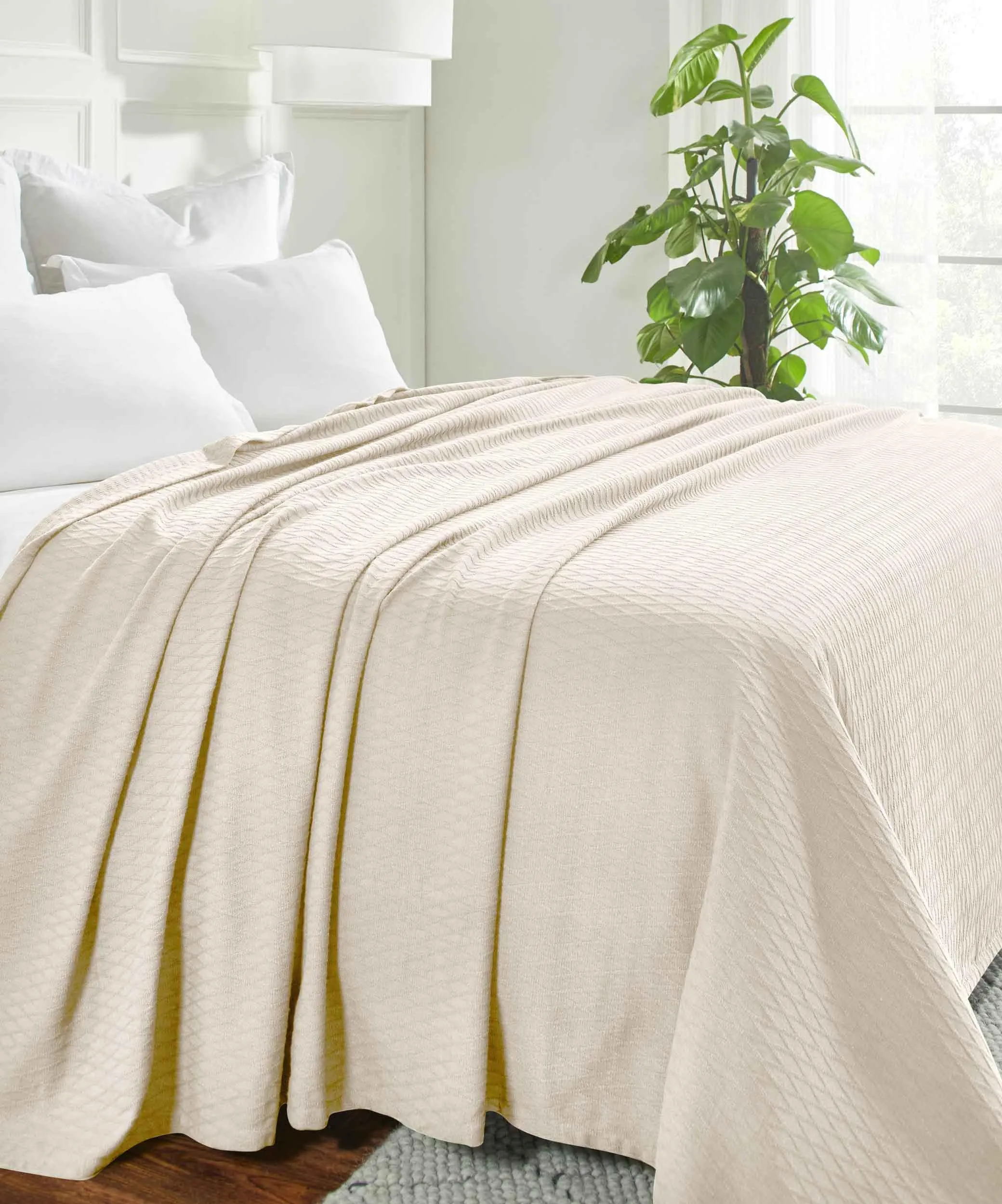Diamond All-Season Cotton Blanket