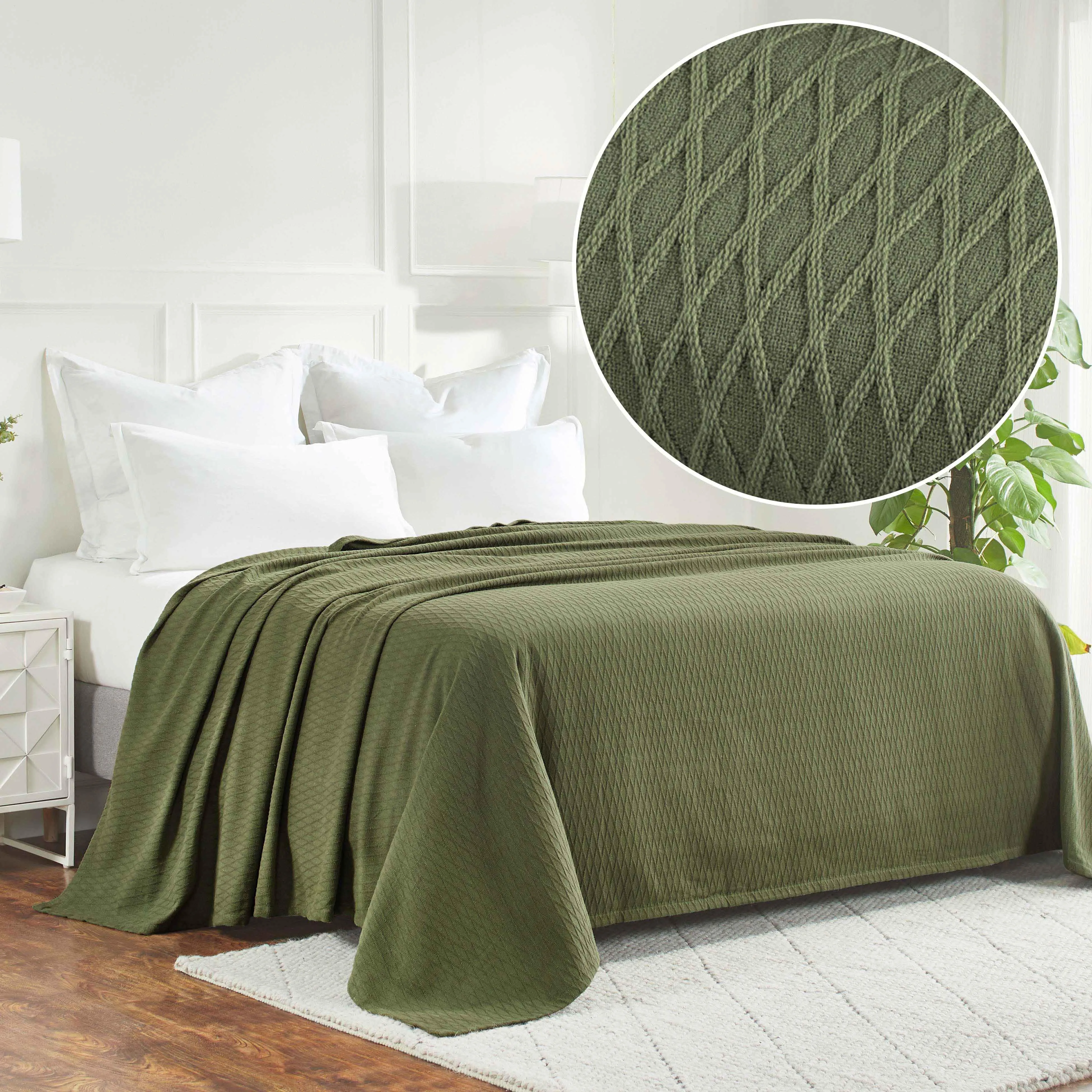 Diamond All-Season Cotton Blanket