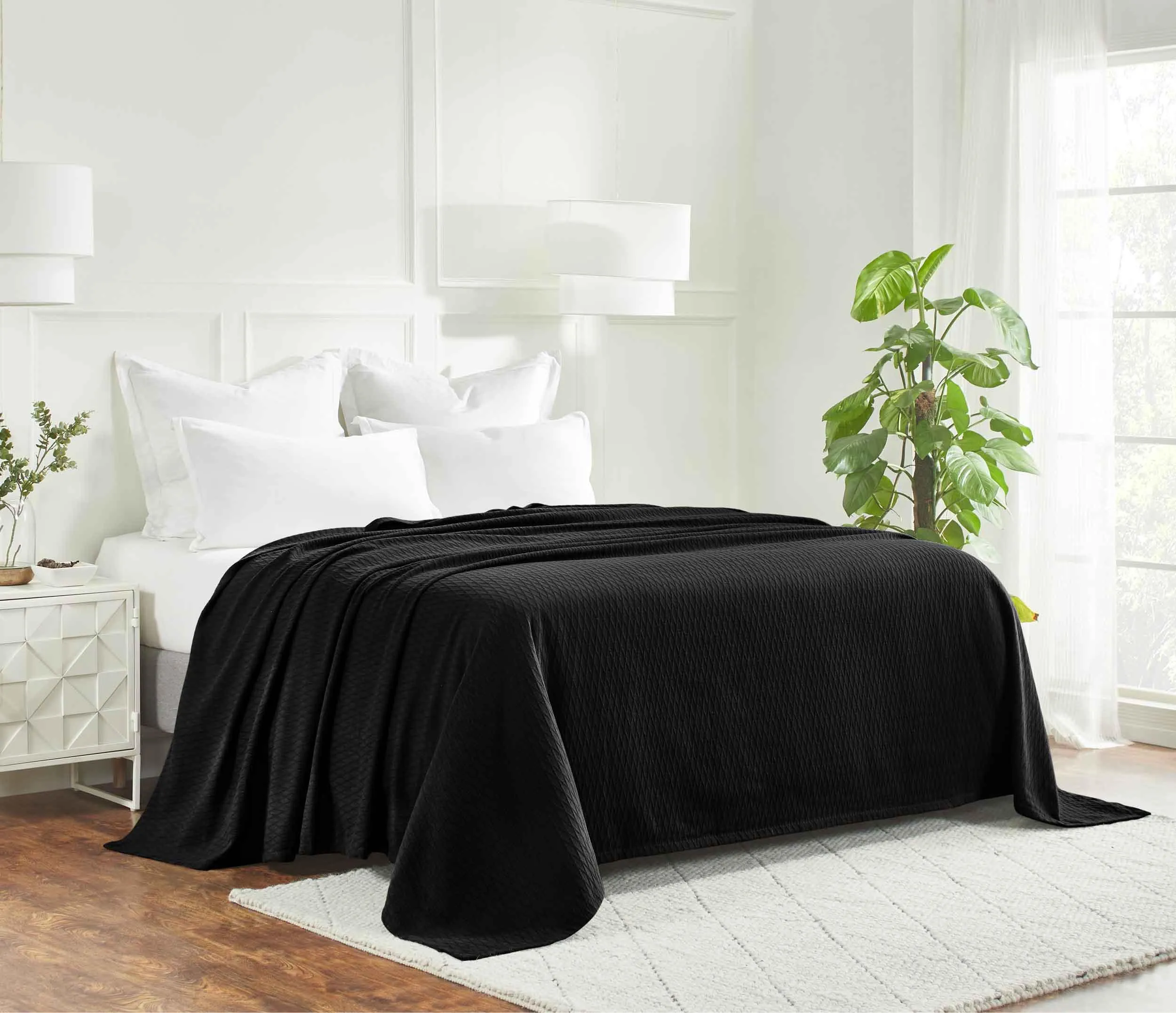 Diamond All-Season Cotton Blanket