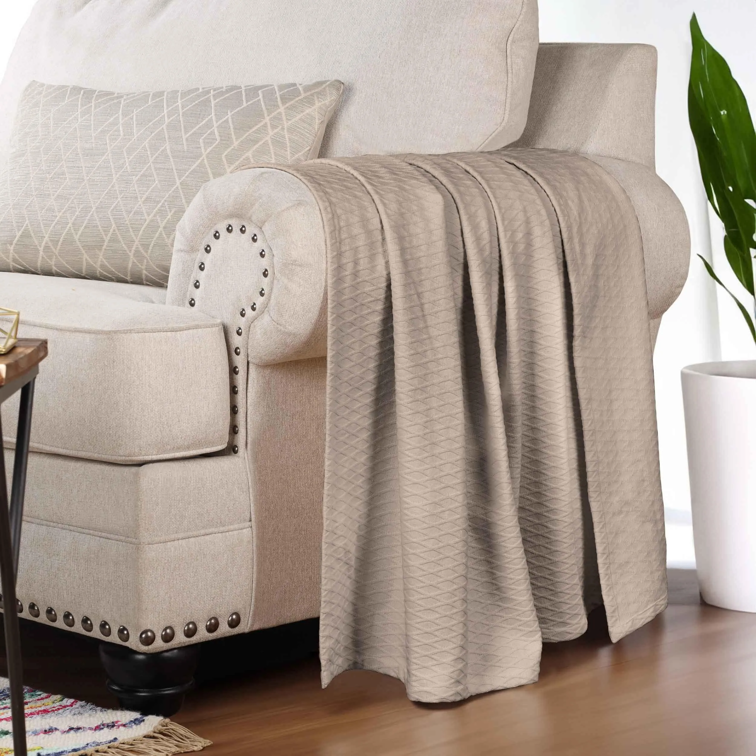 Diamond All-Season Cotton Blanket