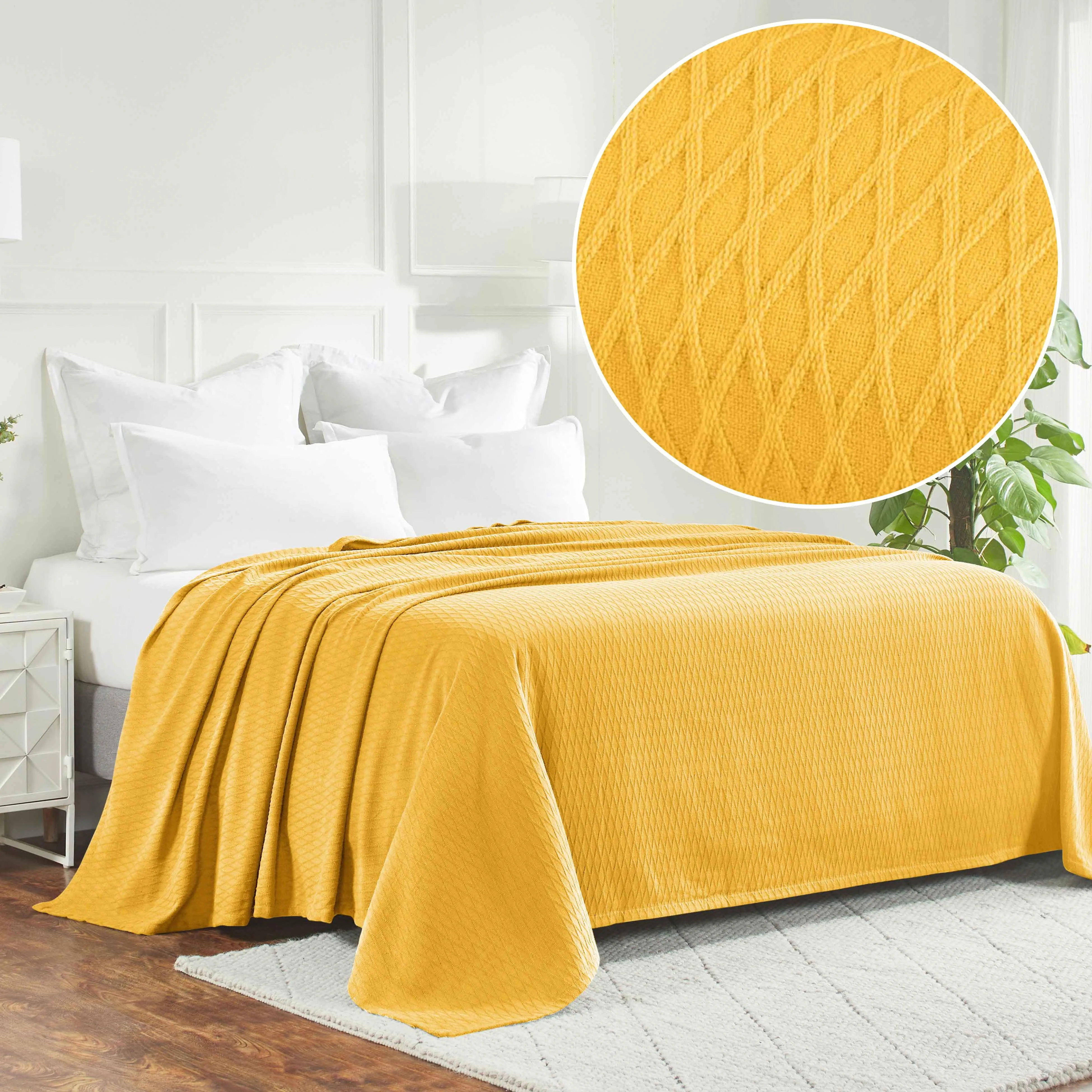 Diamond All-Season Cotton Blanket