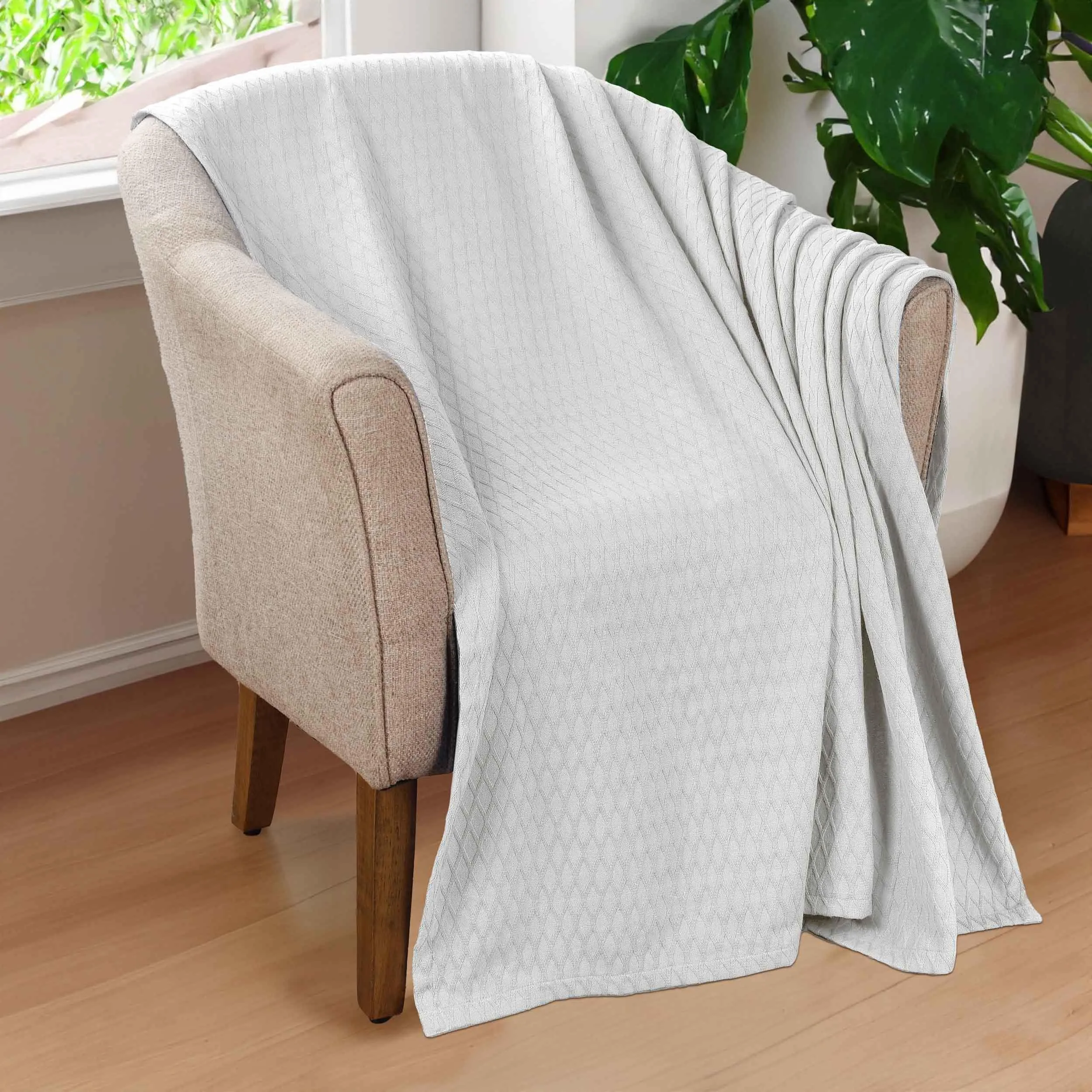 Diamond All-Season Cotton Blanket