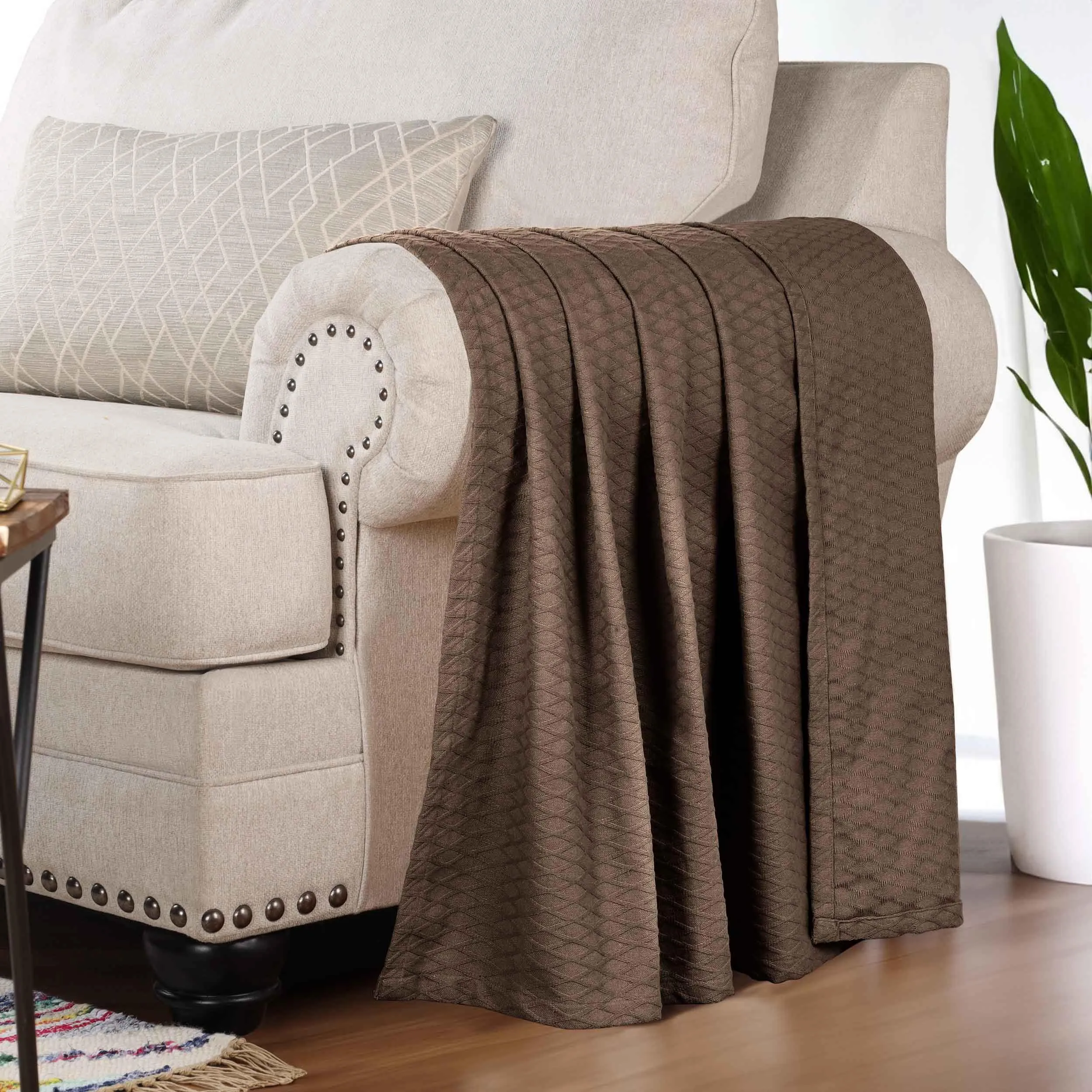 Diamond All-Season Cotton Blanket