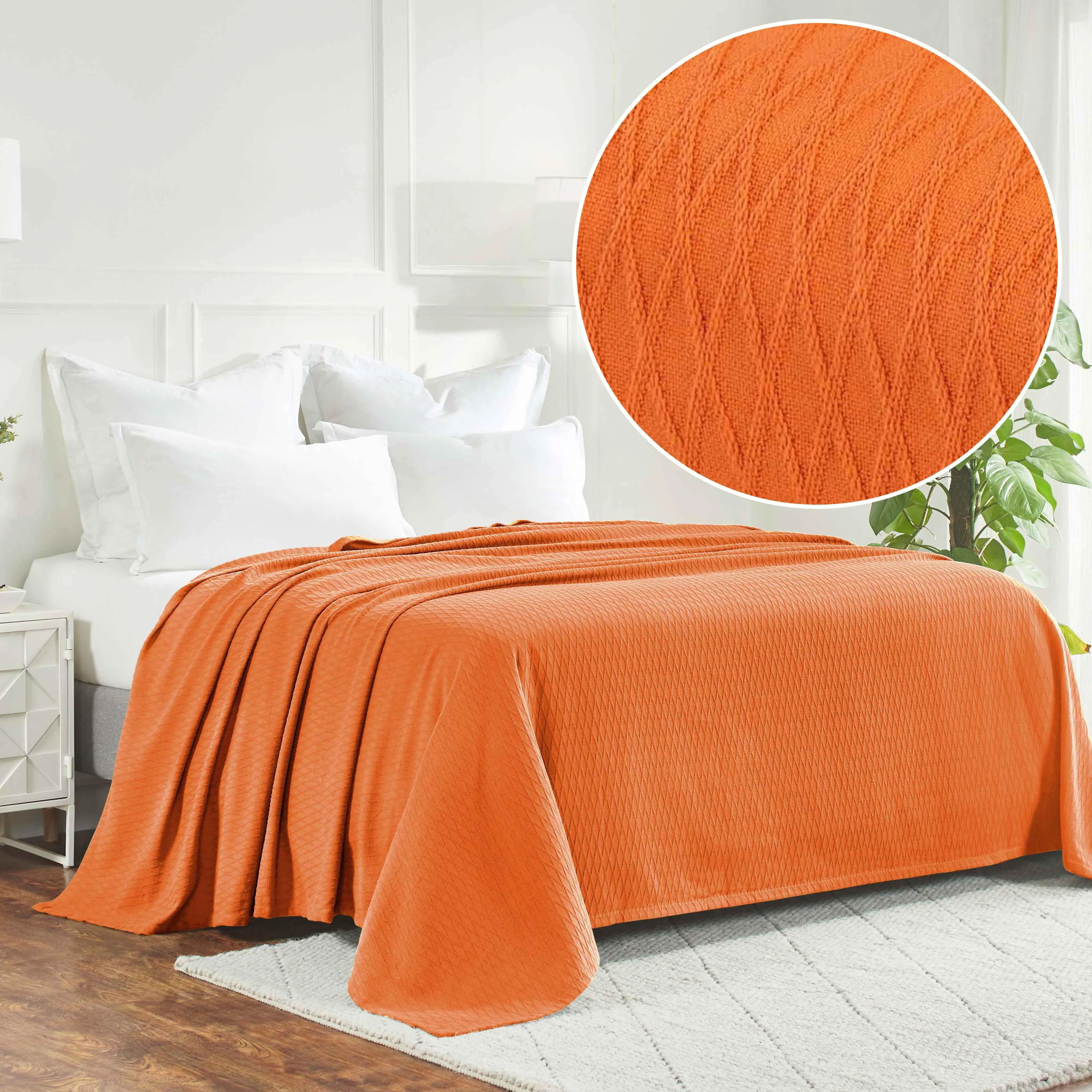 Diamond All-Season Cotton Blanket