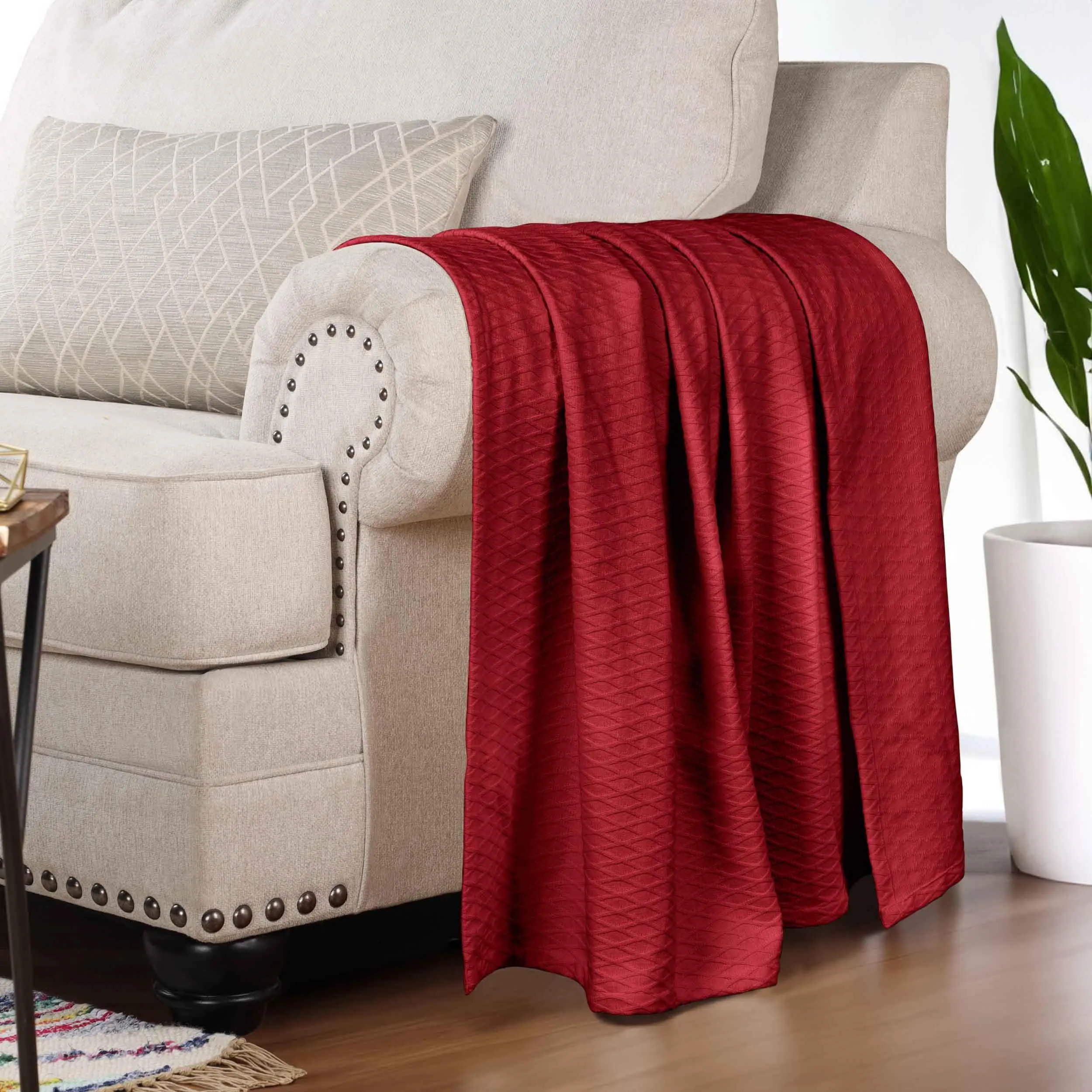 Diamond All-Season Cotton Blanket